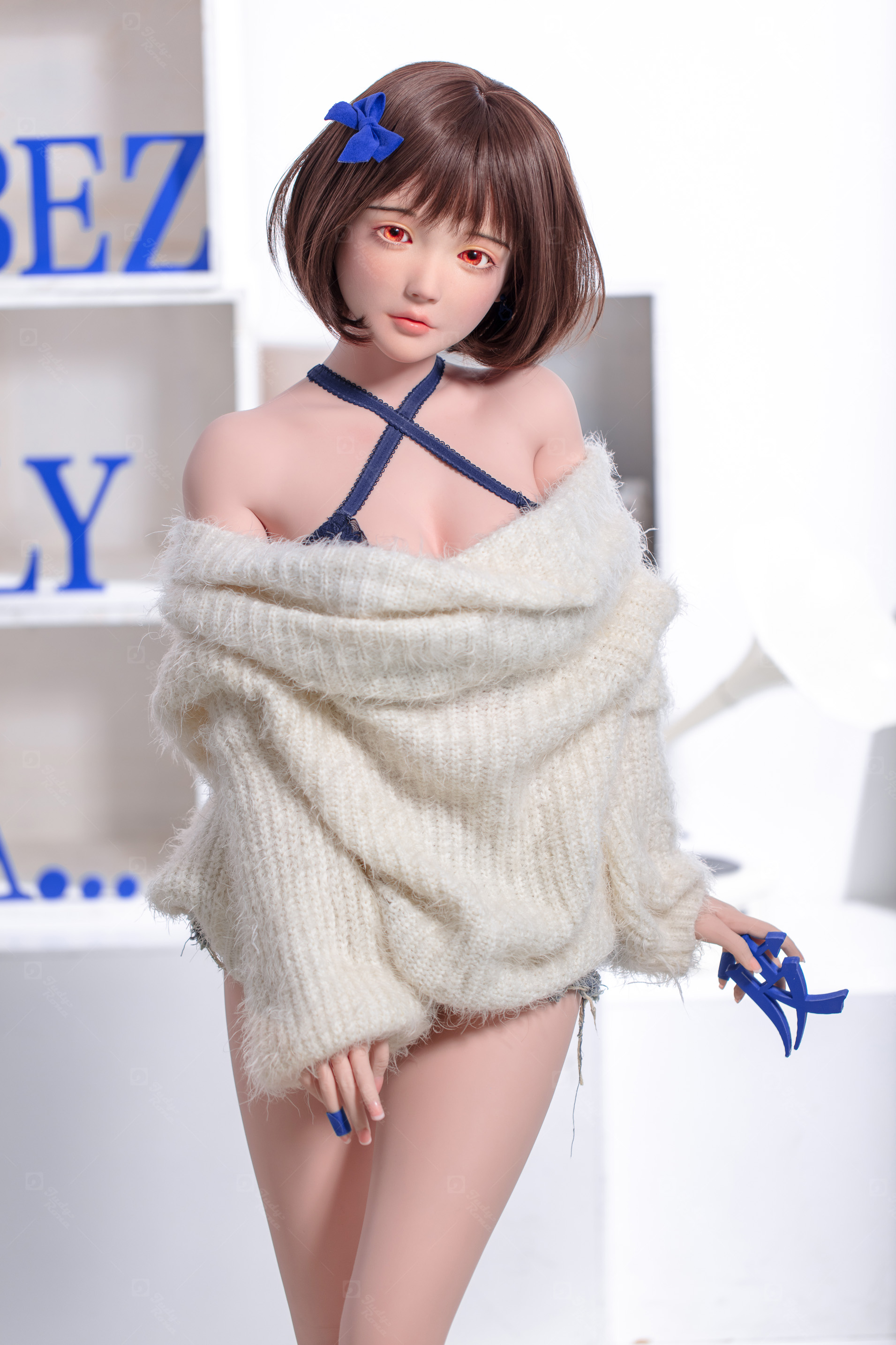 JR | Yumi - 4Ft 10(148cm) Japanese Sweater Girl Silicone Sex Doll 