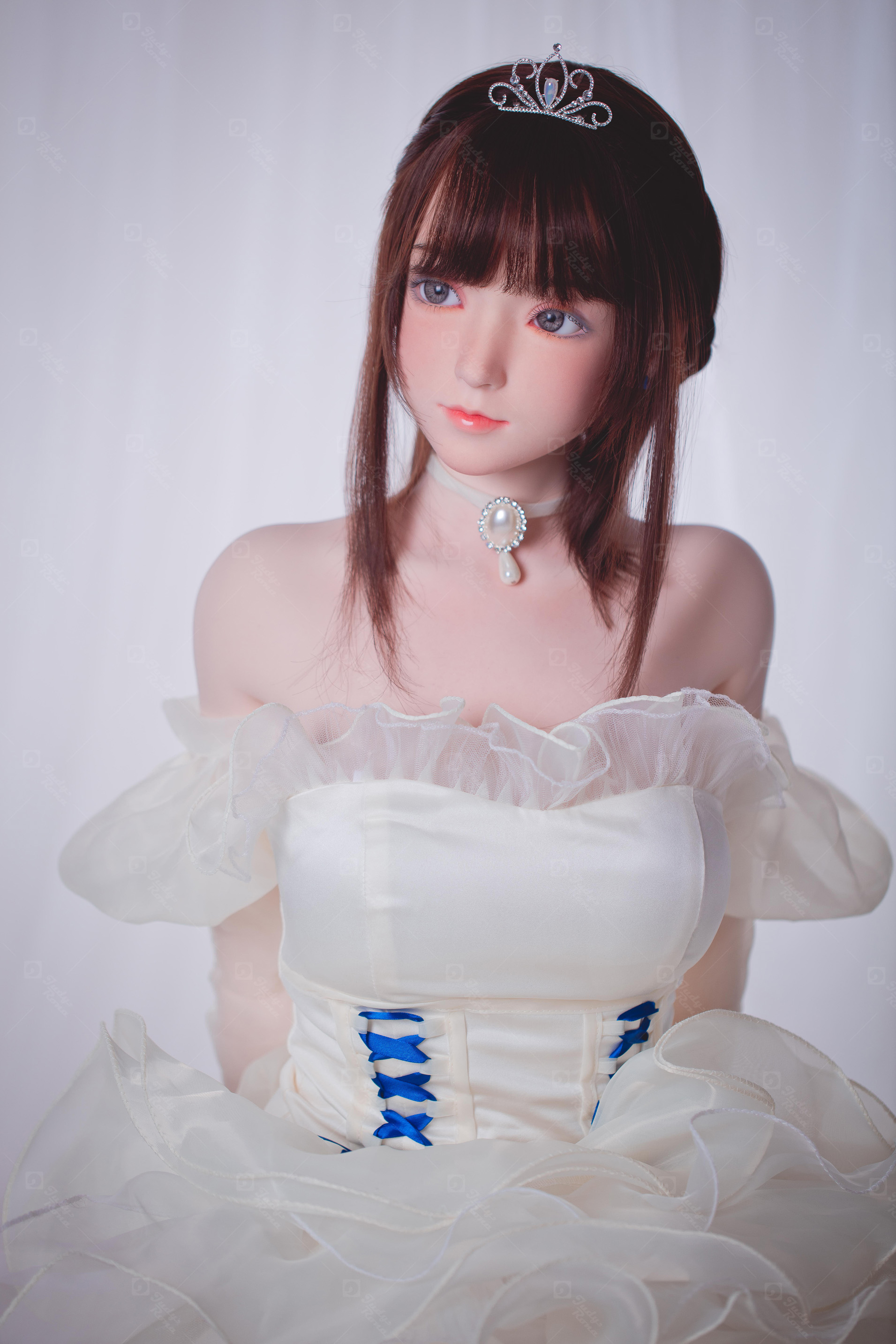 JR | Yuki - 4Ft 10(148cm) Wedding Dress Girl Silicone Sex Doll 