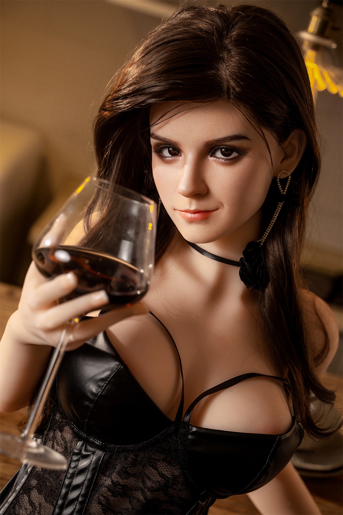Nysa - 160cm (5ft3) Big Breast Sex Doll With silicone Head Implanted Hair