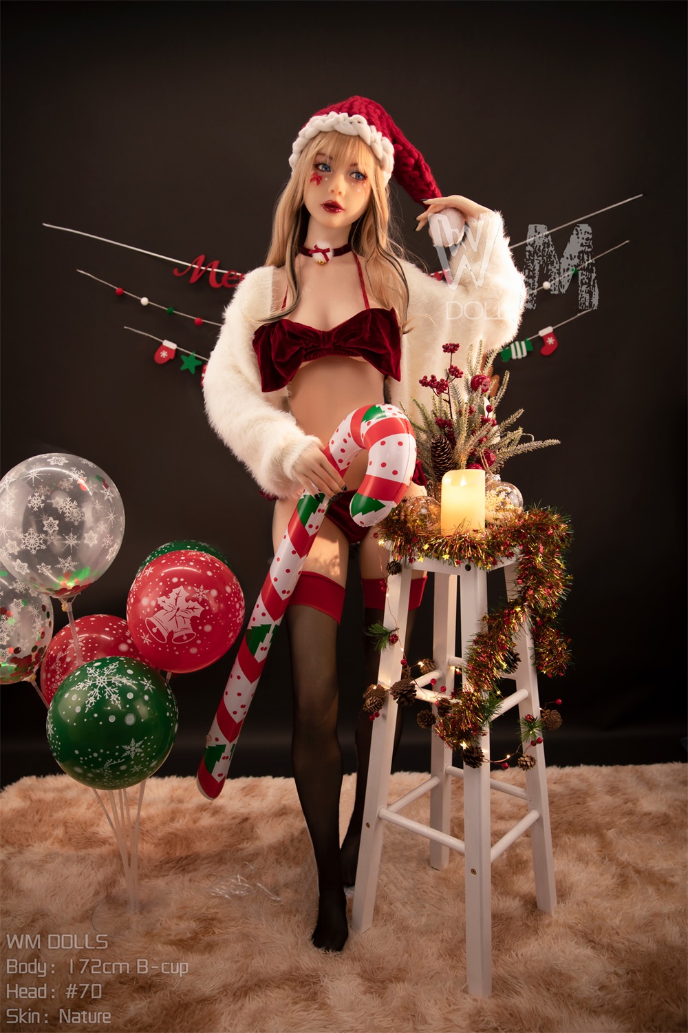 WM | Sachi - 5ft 8/ 172cm B Cup Christmas Style Sex Doll (In Stock US)