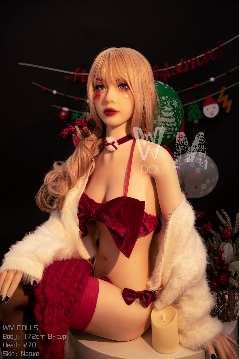 WM | Sachi - 5ft 8/ 172cm B Cup Christmas Style Sex Doll (In Stock US)
