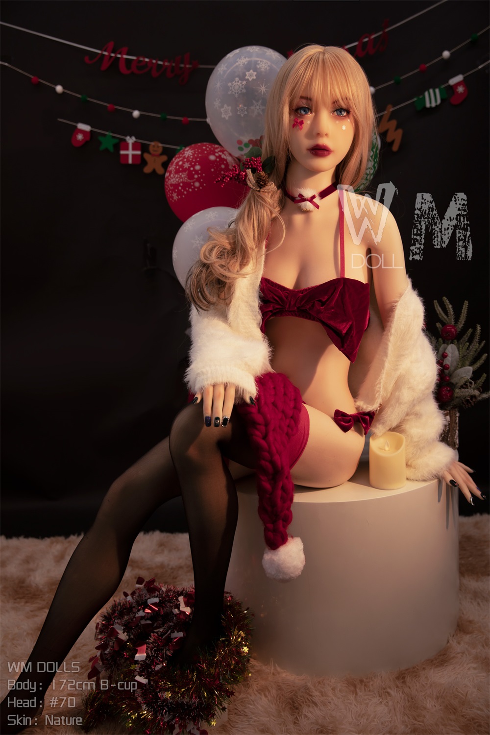 WM | Sachi - 5ft 8/ 172cm B Cup Christmas Style Sex Doll (In Stock US)