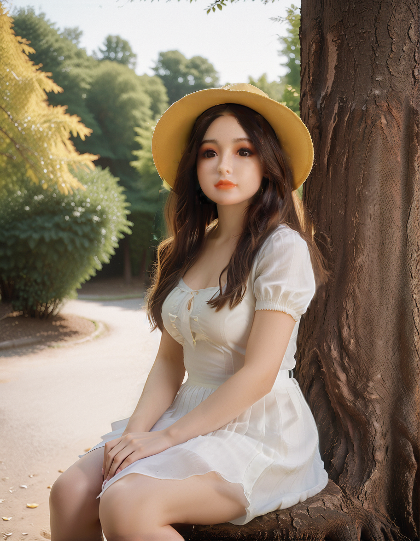 AIBEI |  Dale- 4ft10 /148cm Small Breast Silicone Head+TPE Body Sex Doll