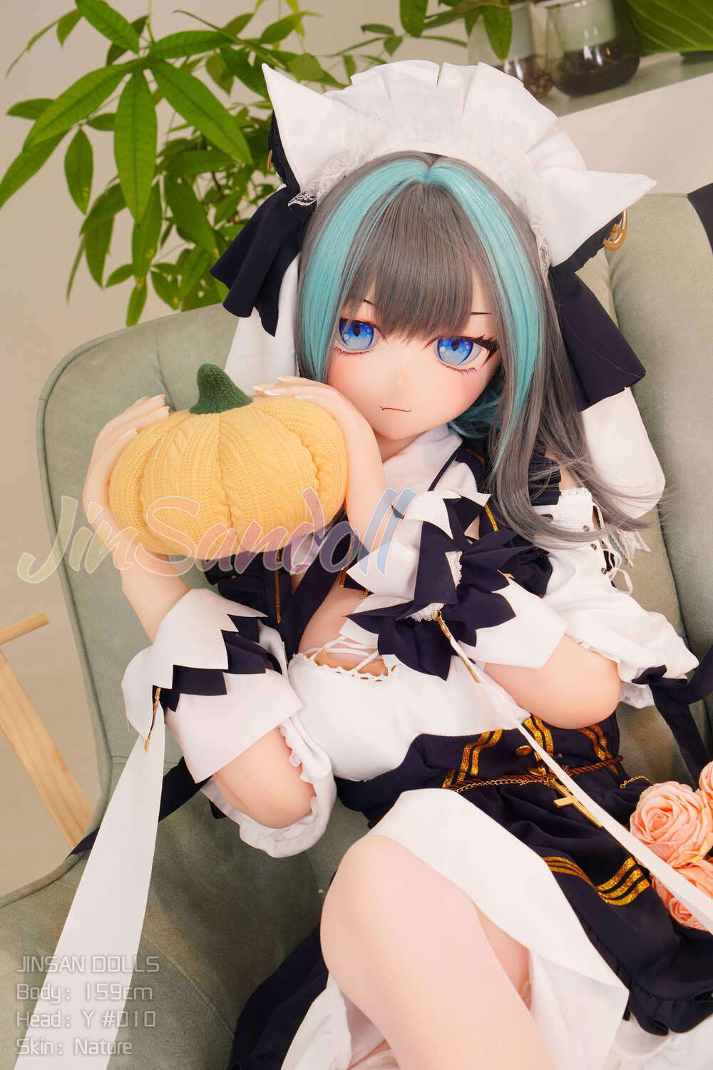 JS Doll | Dunbar - 5ft 3/159cm Anime Neko Maid S-TPE Sex Doll