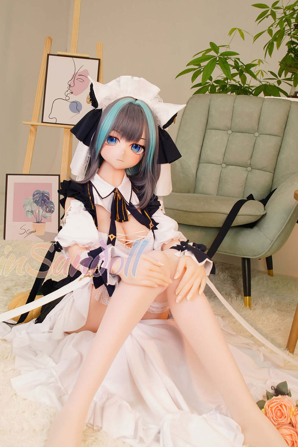 JS Doll | Dunbar - 5ft 3/159cm Anime Neko Maid S-TPE Sex Doll