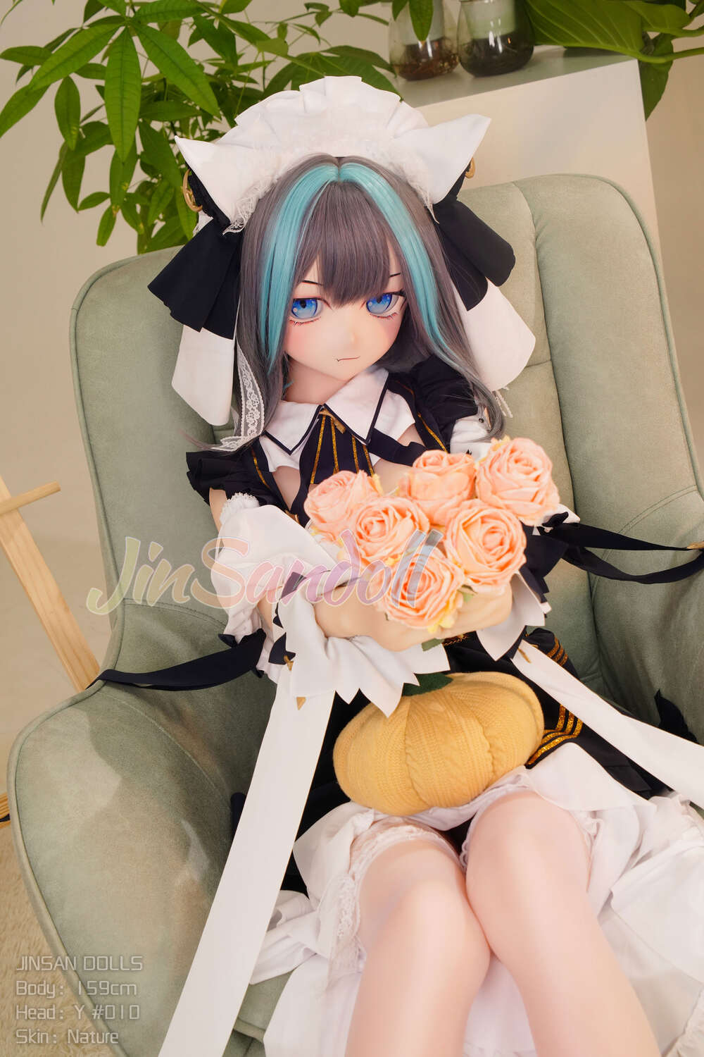 JS Doll | Dunbar - 5ft 3/159cm Anime Neko Maid S-TPE Sex Doll