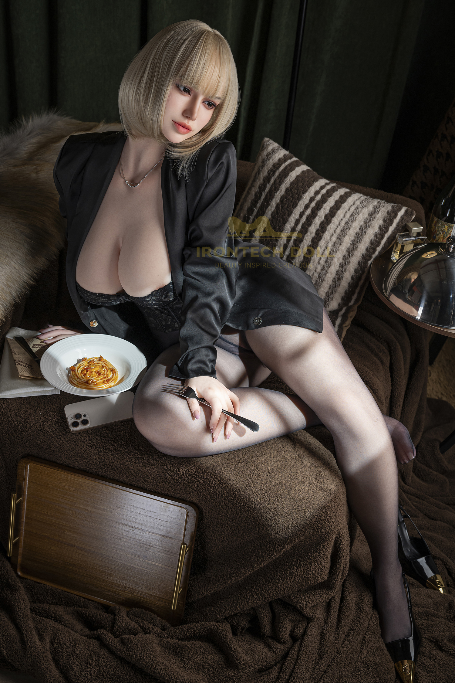 IronTech Doll | Celine - 160cm/5ft3 BBW Ultra-Realistic Blonde Silicone Sex Doll