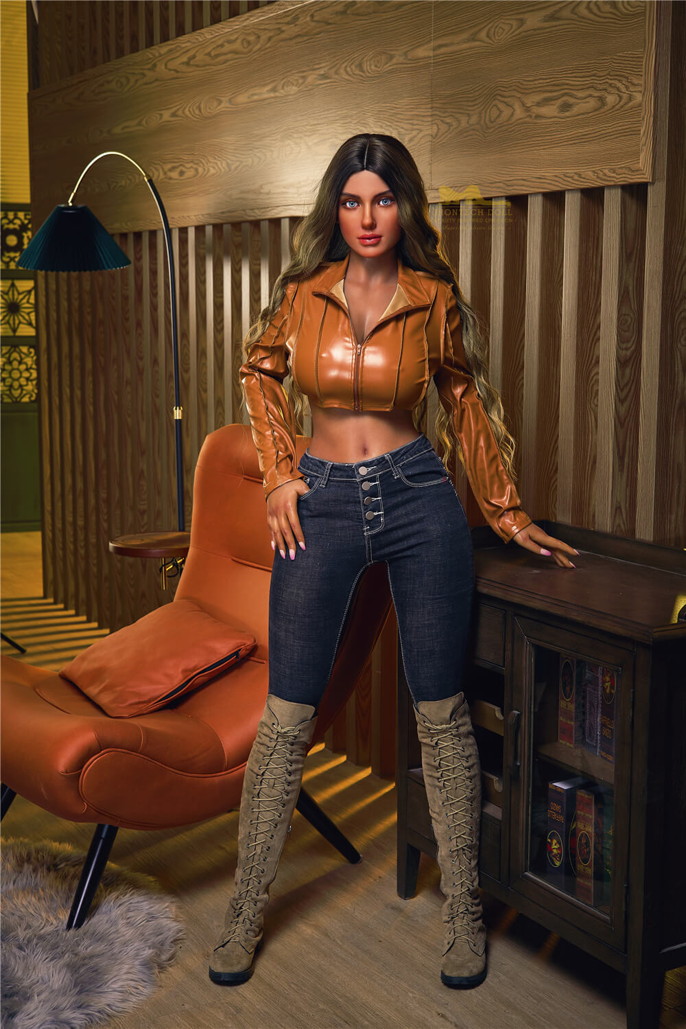 Irontech | Luna - 5.4ft (165cm) Dark Tanned Silicone Love Doll