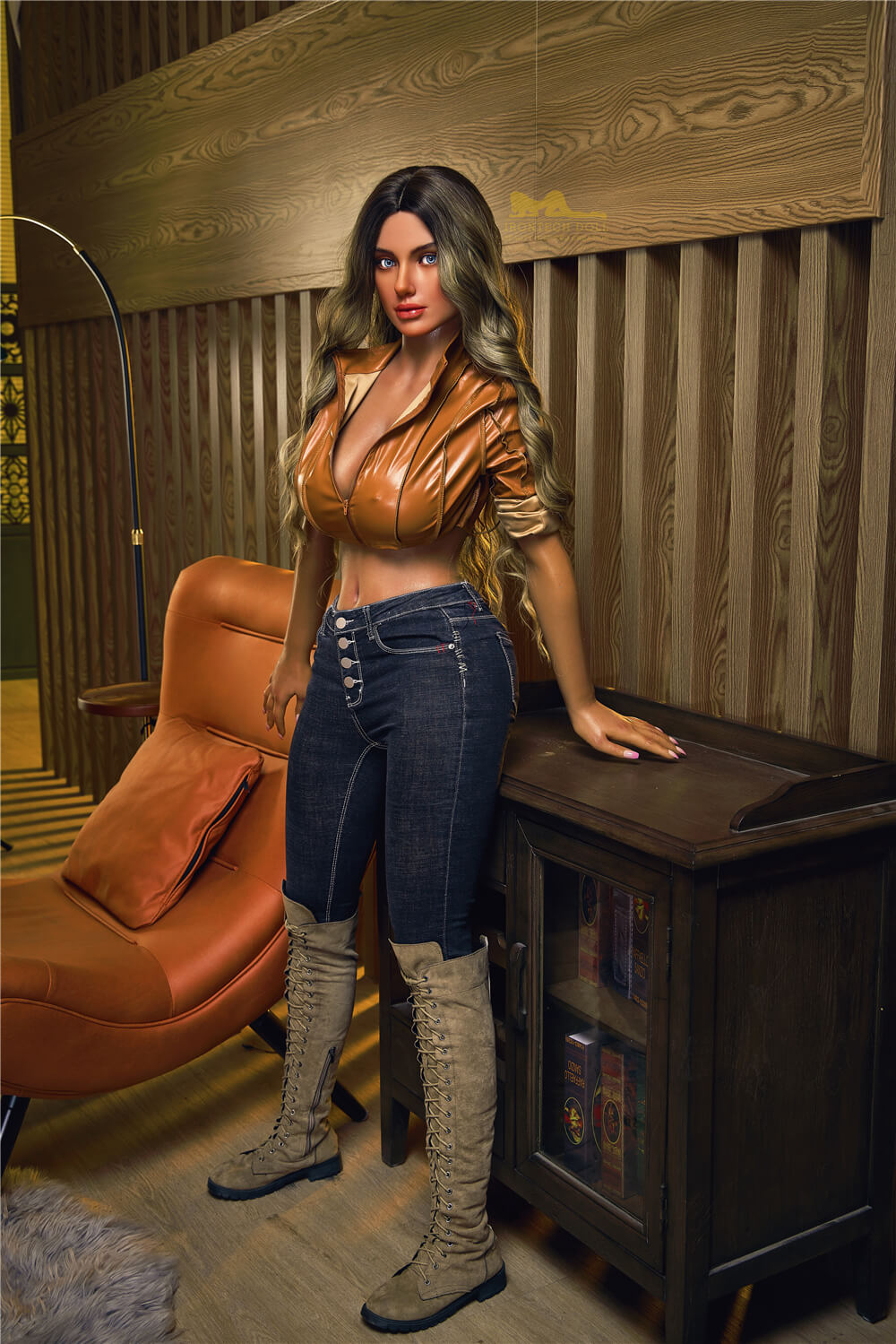 Irontech | Luna - 5.4ft (165cm) Dark Tanned Silicone Love Doll