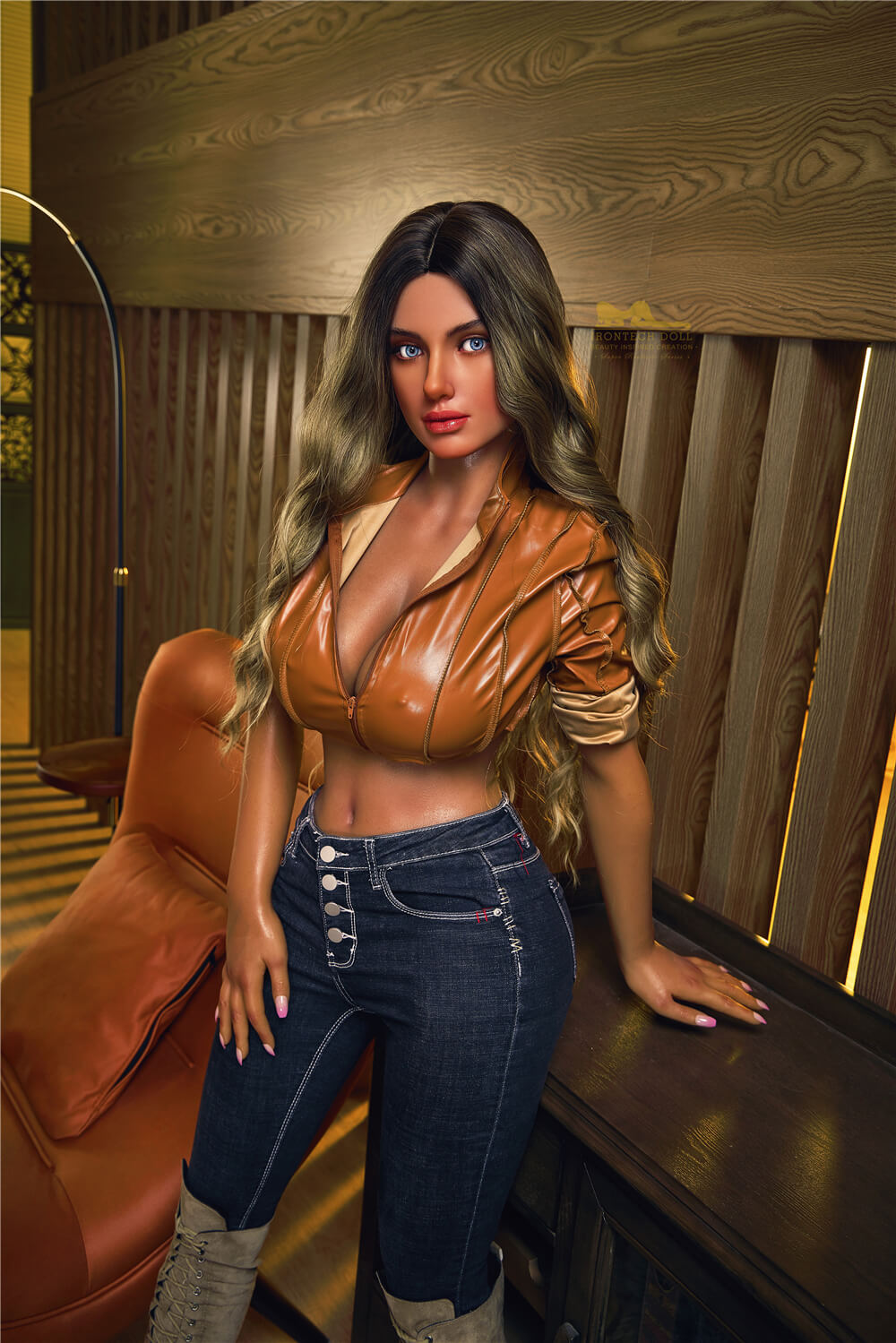 Irontech | Luna - 5.4ft (165cm) Dark Tanned Silicone Love Doll