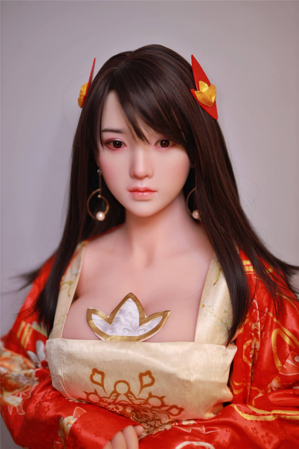 JY | JingJing-5ft 3/161cm Silicone Head Big Breasts Sex Doll