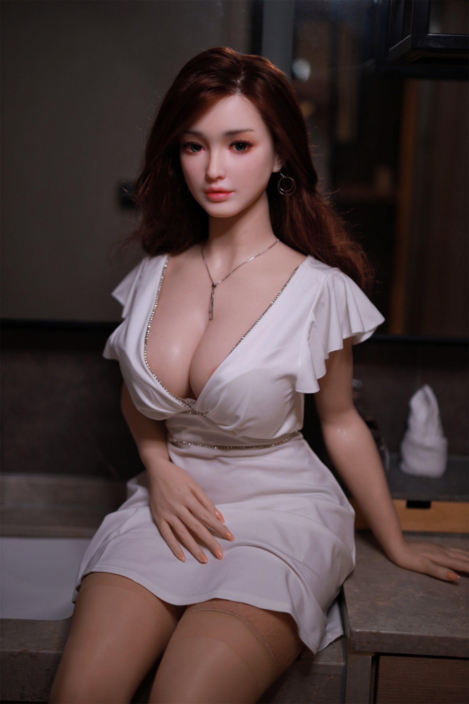 JY | Ellie - 5ft 4/163cm Silicone Big Breasts Sex Doll