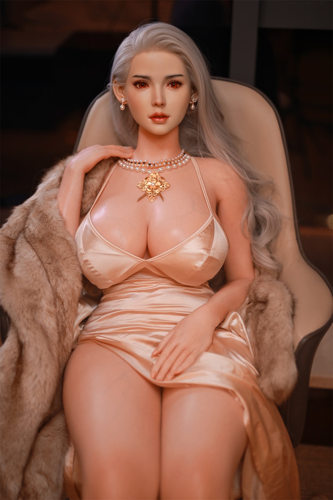 JY | Nancy - 5ft 4/162cm Silicone Big Breasts Sex Doll