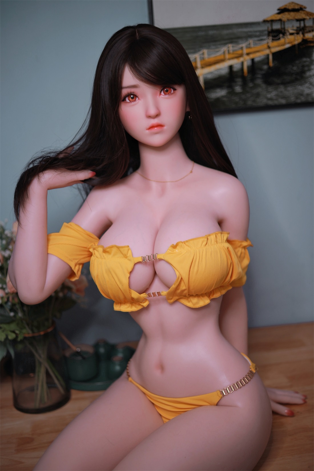 JY | Linlin - 5ft 3/161cm Big Breasts Thin Waist Asia Silicone Sex Doll