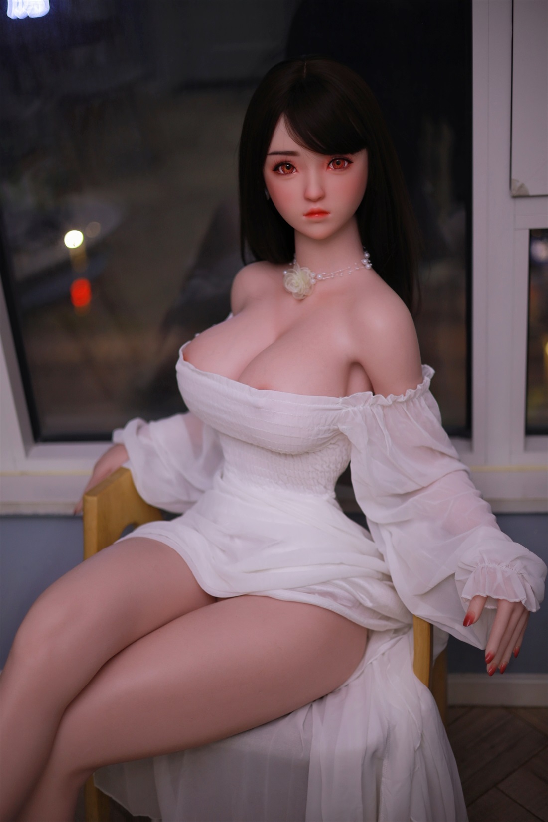 JY | Linlin - 5ft 3/161cm Big Breasts Thin Waist Asia Silicone Sex Doll