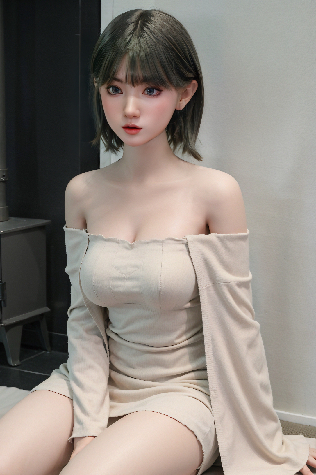White - 159cm(5ft3) Japanese Lifelike Medium Breast ROS Silicone Sex Doll