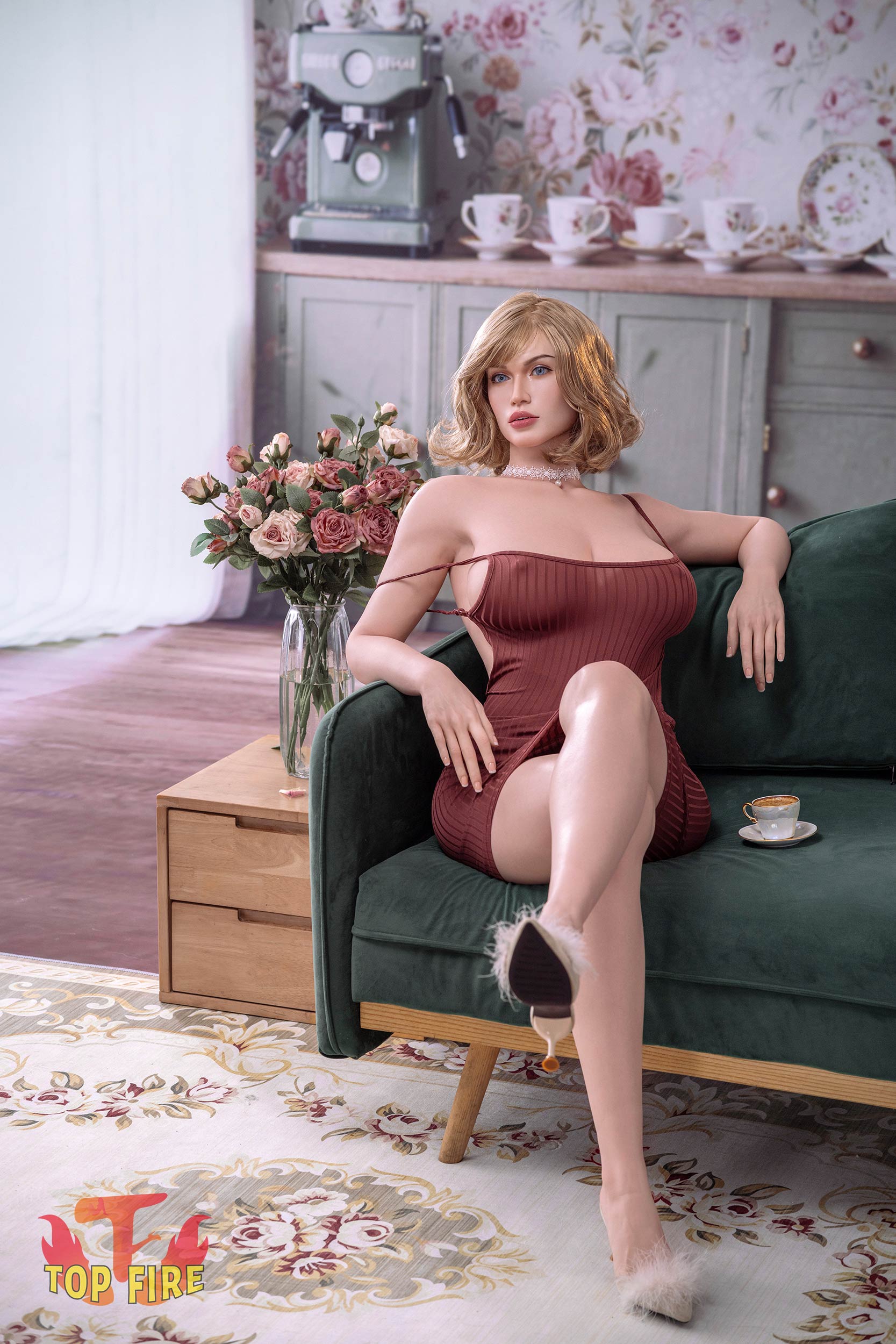 Top Fire | Violet - 5ft 7/174cm G Cup ROS BBW Milf Silicone Sex Doll