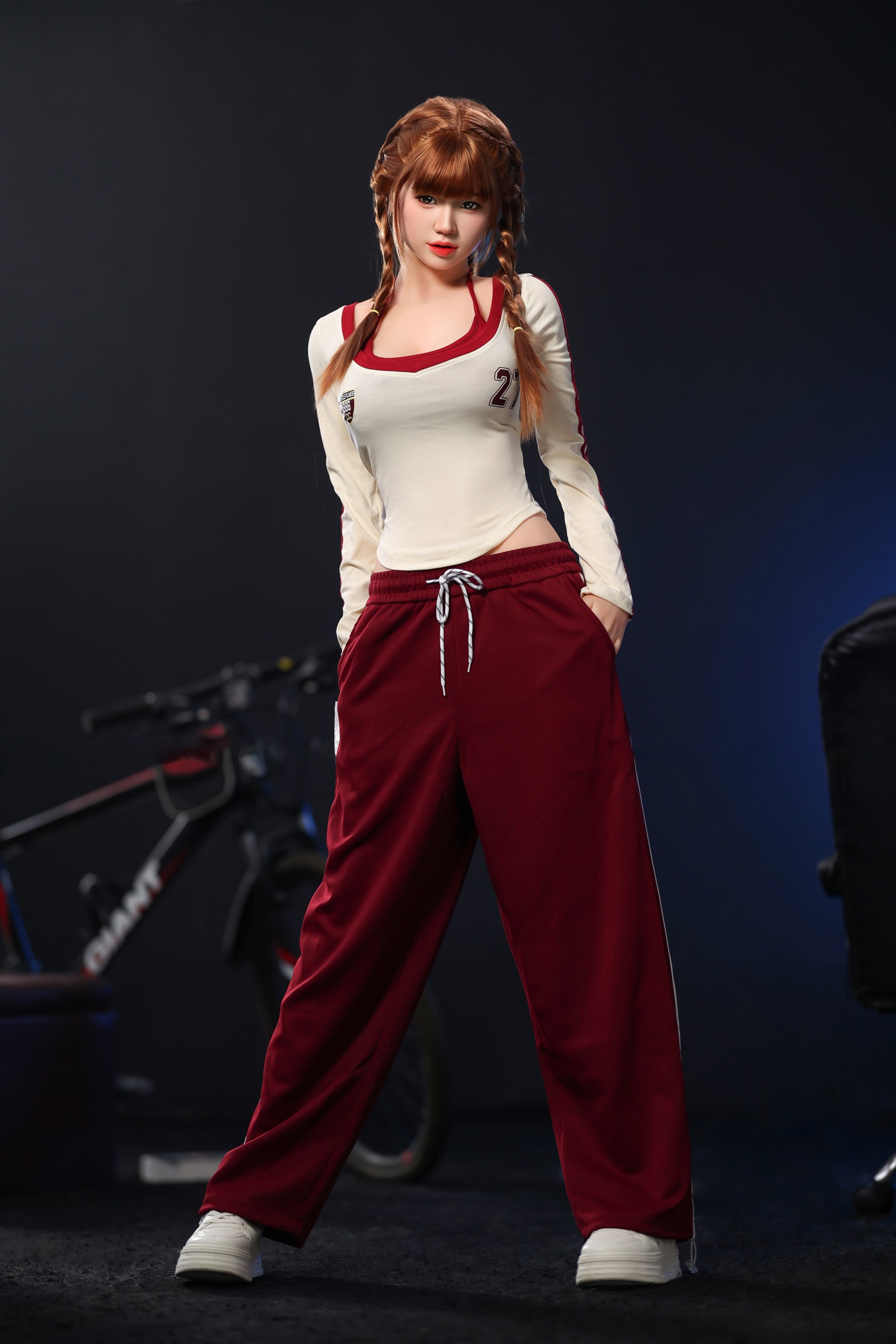 Orange In丨Stella-5ft 6/168cm Movable Jaw Silicone Sex Doll