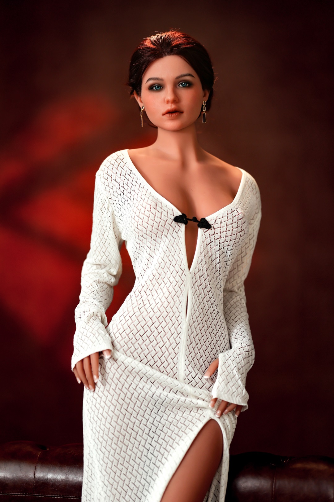 Orange In丨Susie-5ft 5/166cm Movable Jaw Silicone Sex Doll