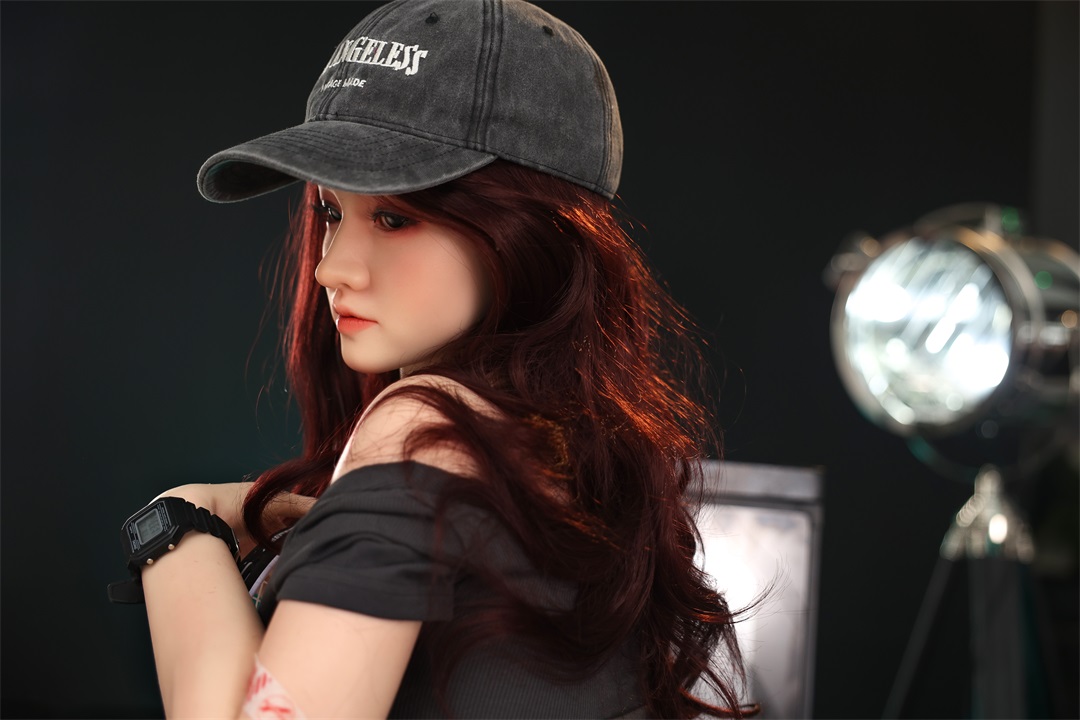 Orange In丨Sally-5ft 5/165cm Movable Jaw Silicone Sex Doll