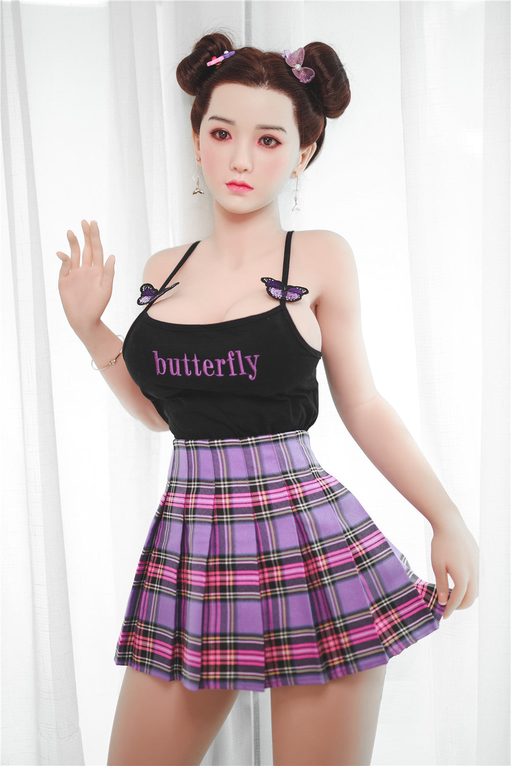 JY | Huizi-5ft 3/161cm Silicone Head Big Breasts Sex Doll