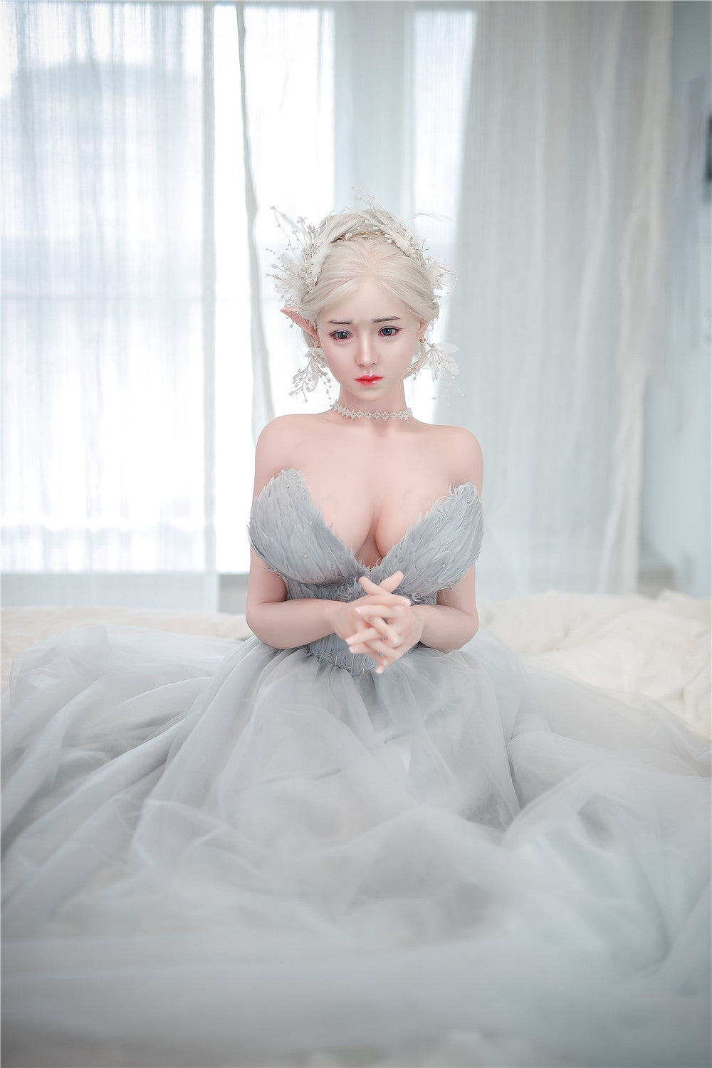 JY | JingYa-5ft 2/157cm Silicone Head Big Breasts Sex Doll