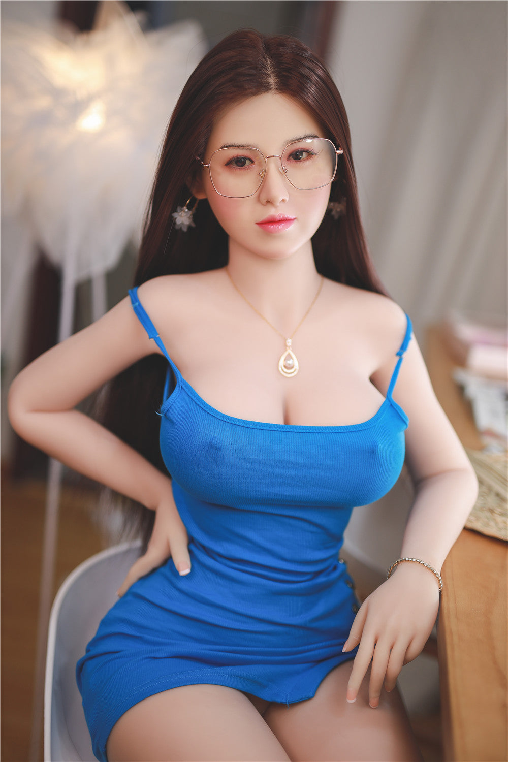 JY | HuiXi-4ft 10/148cm Silicone Head Big Breasts Sex Doll