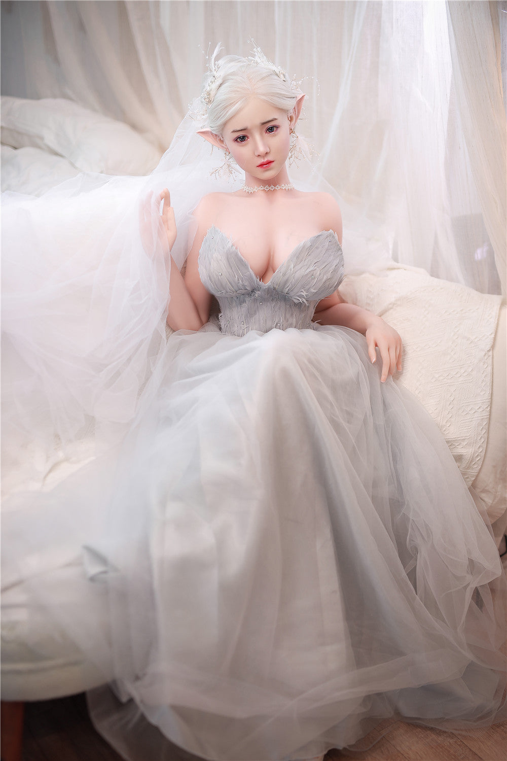 JY | JingYa-5ft 2/157cm Silicone Head Big Breasts Sex Doll