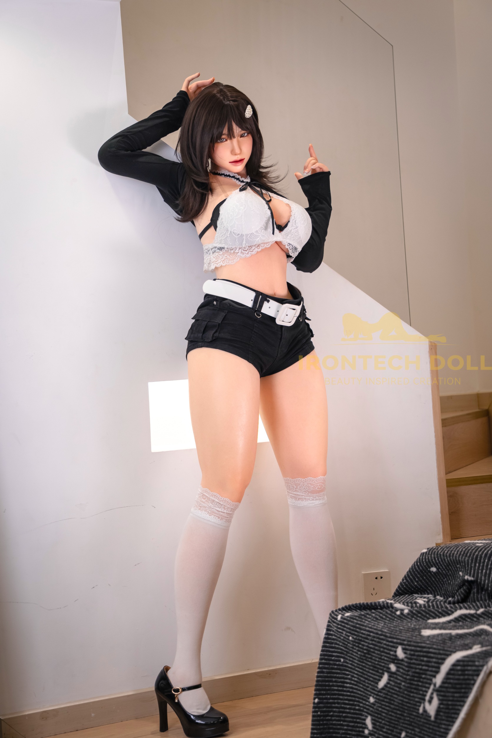 IronTech | Kitty - 5ft4 / 165cm ROS MAX Realistic Curvy Silicone Sex Doll
