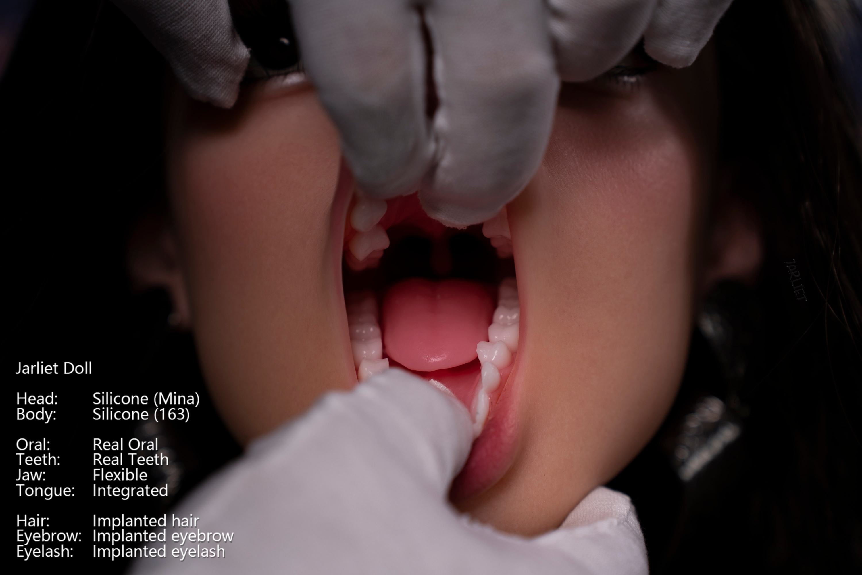 Jarliet | Mina -5ft 3/163cm Realistic ROS Head Full Silicone Asian Sex Doll