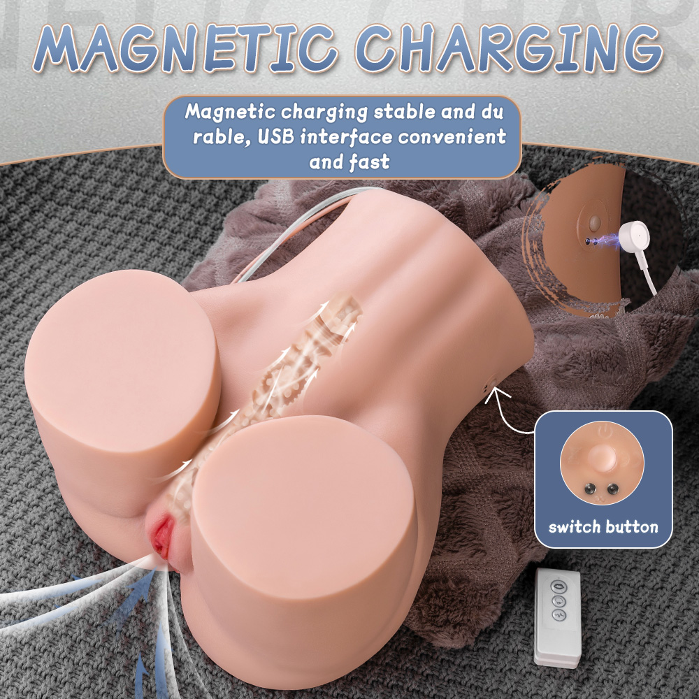 XISE | Brigitte - 24in/61cm Realistic Male Sex Torso with Movable Penis (In Stock US)