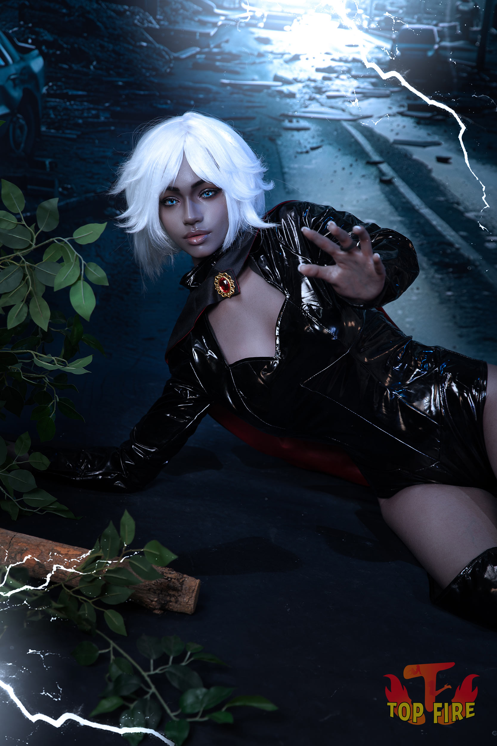 Top Fire | Storm 5ft 2/158cm White-Haired Thunder Queen Sex Doll