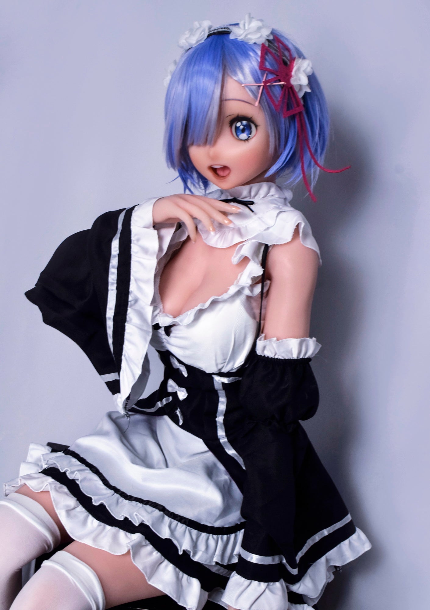 Elsa Babe | Rem - 4ft10 / 148cm Maid-Style Silicone Anime Sex Doll