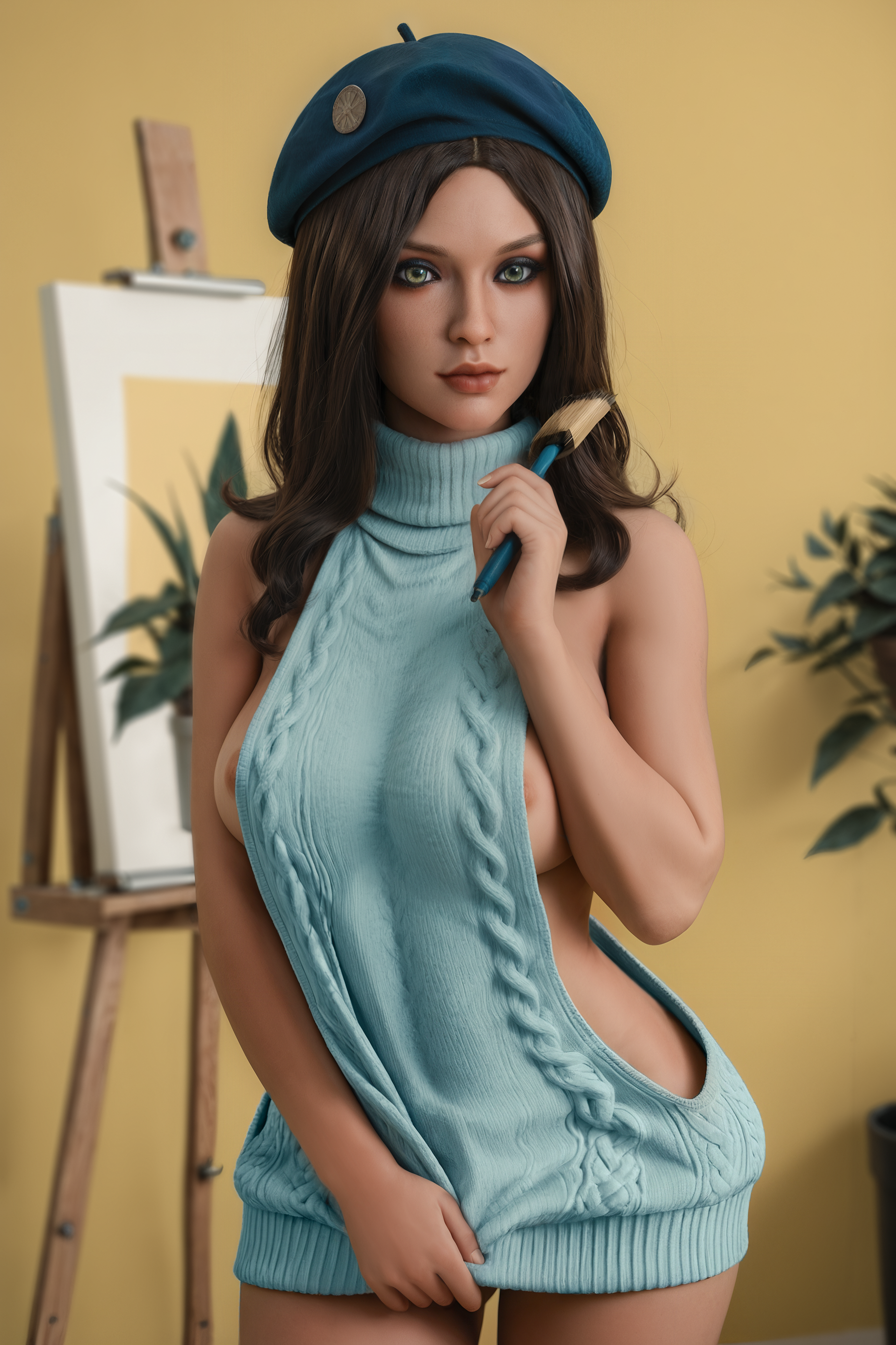 AIBEI | Mirabel - 4ft 11/151cm Silicone Head BBW Sex Doll