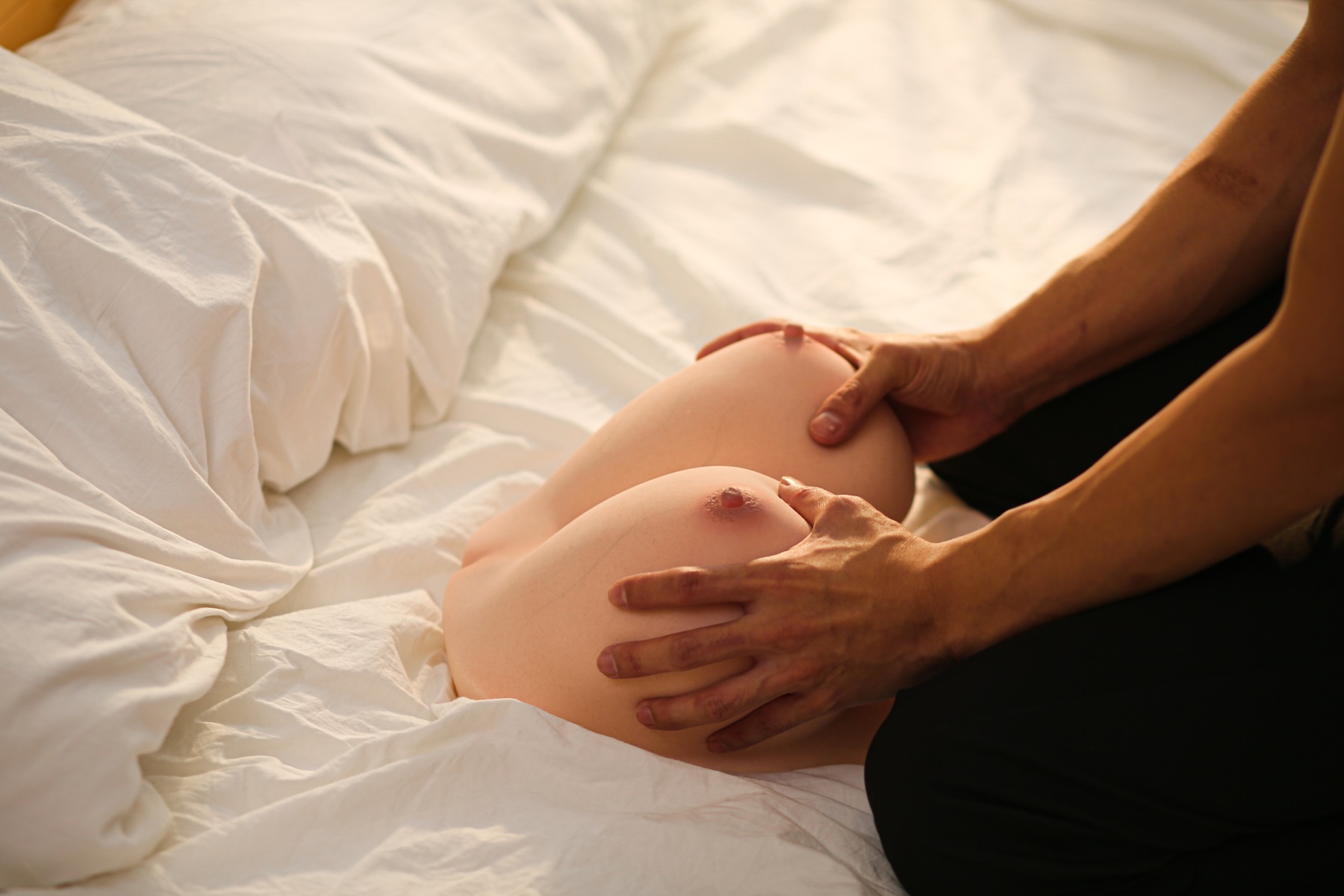 Climax丨Silicone B-86 (Yellow)  Breast Model