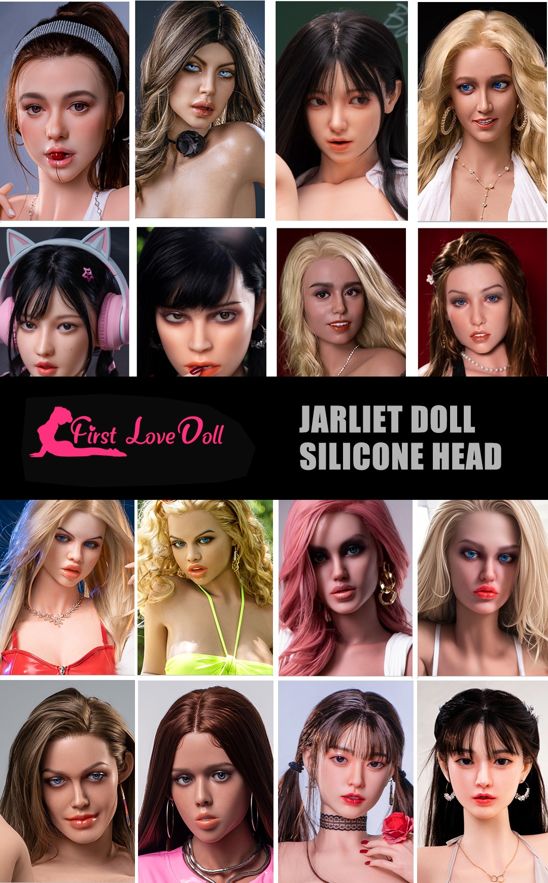 Jarliet Doll丨Ultra Realistic ROS Silicone Head (Extra Doll Heads)