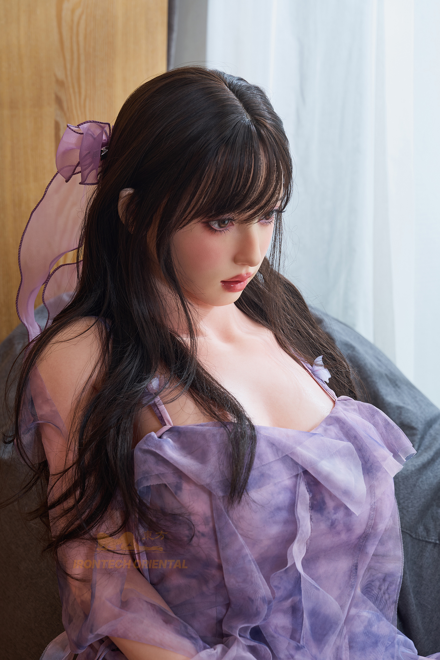 Irontech | Sera - 5ft 2/158T Realistic ROS MAX Purple Lover Silicone Sex Doll