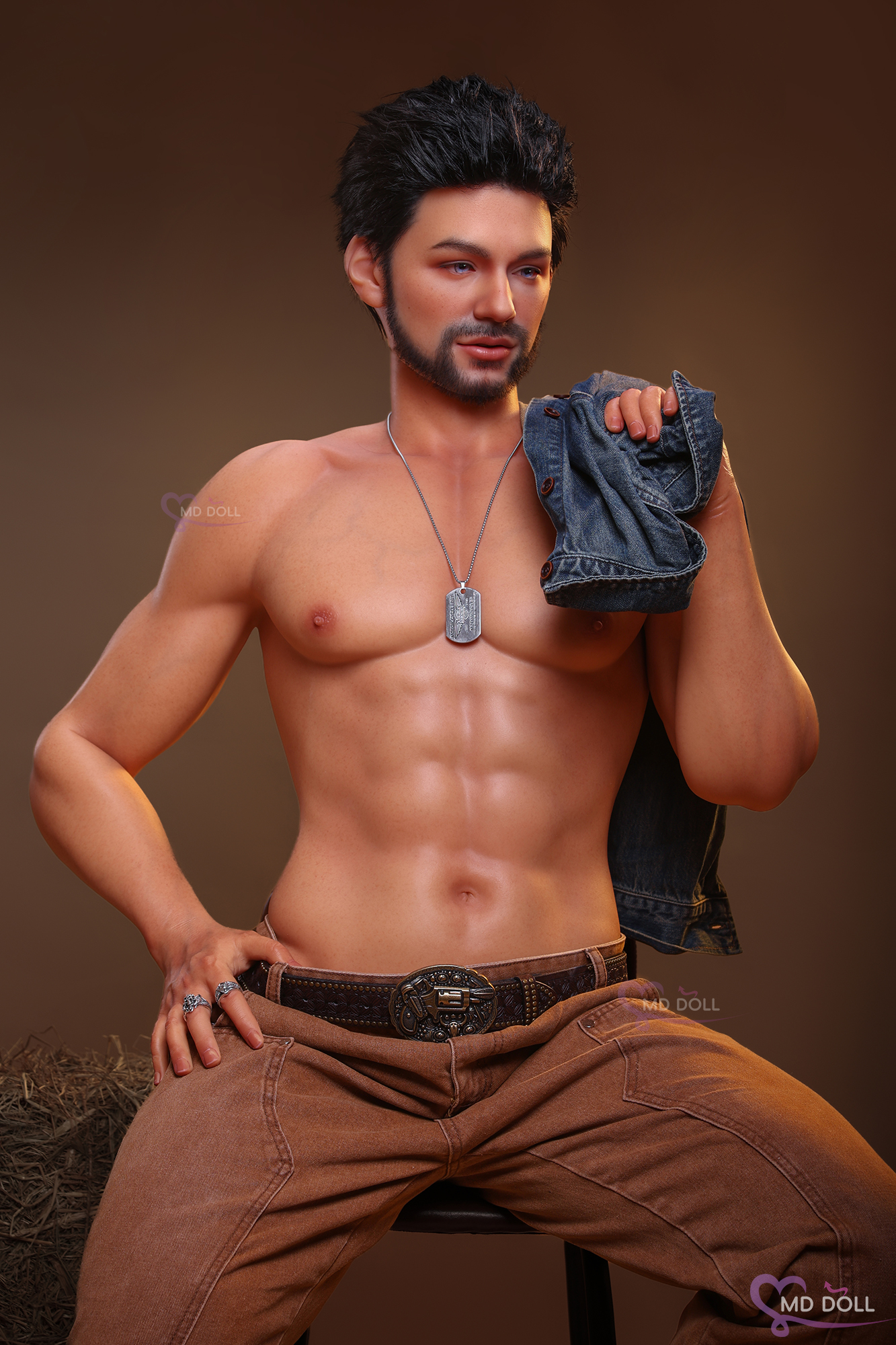 MD DOLL | Max - 181cm/5ft11 Bronze Silicone Male Sex Doll