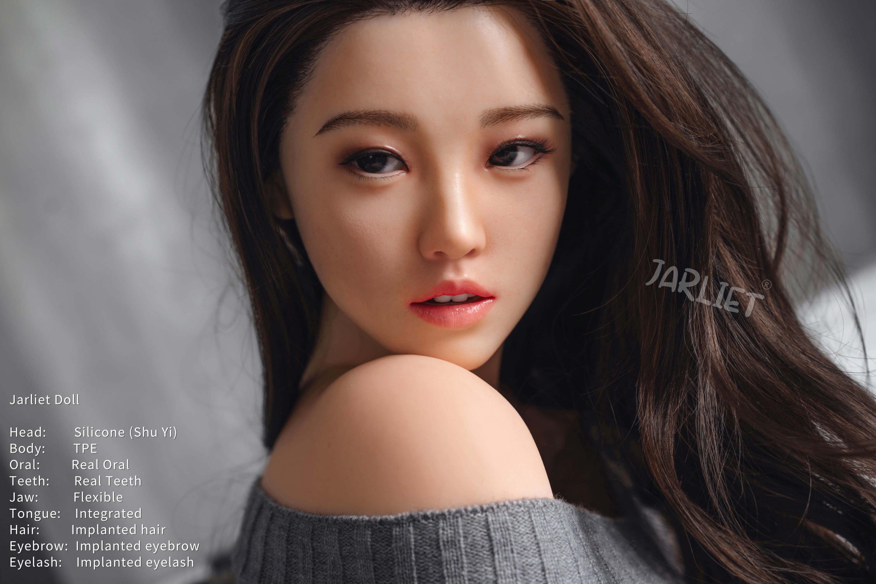 Jarliet丨Shuyi -4ft 11/149cm Silicone ROS Head Asian Sex Doll (In Stock US)