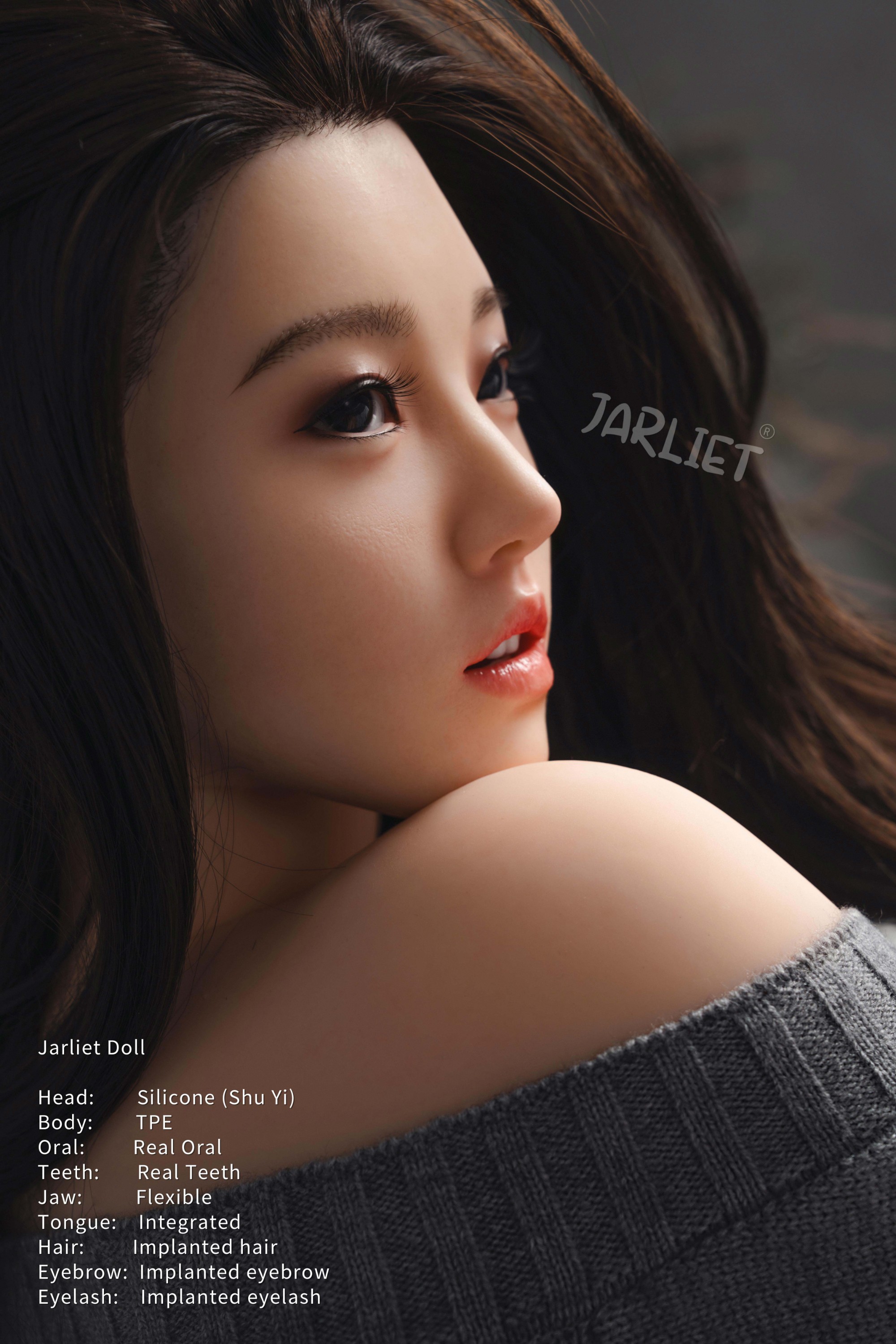 Jarliet丨Shuyi -4ft 11/149cm Silicone ROS Head Asian Sex Doll (In Stock US)