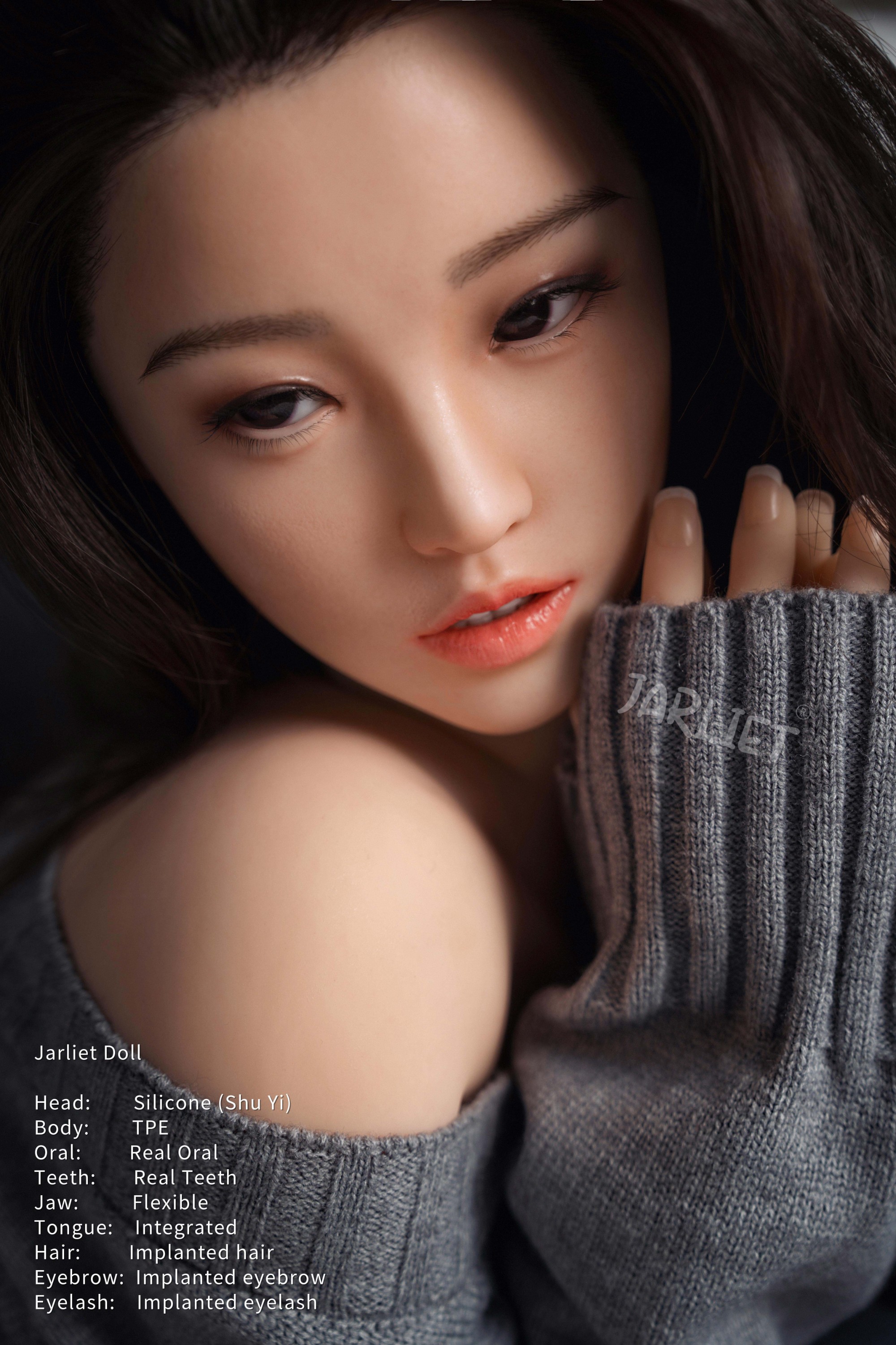 Jarliet丨Shuyi -4ft 11/149cm Silicone ROS Head Asian Sex Doll (In Stock US)