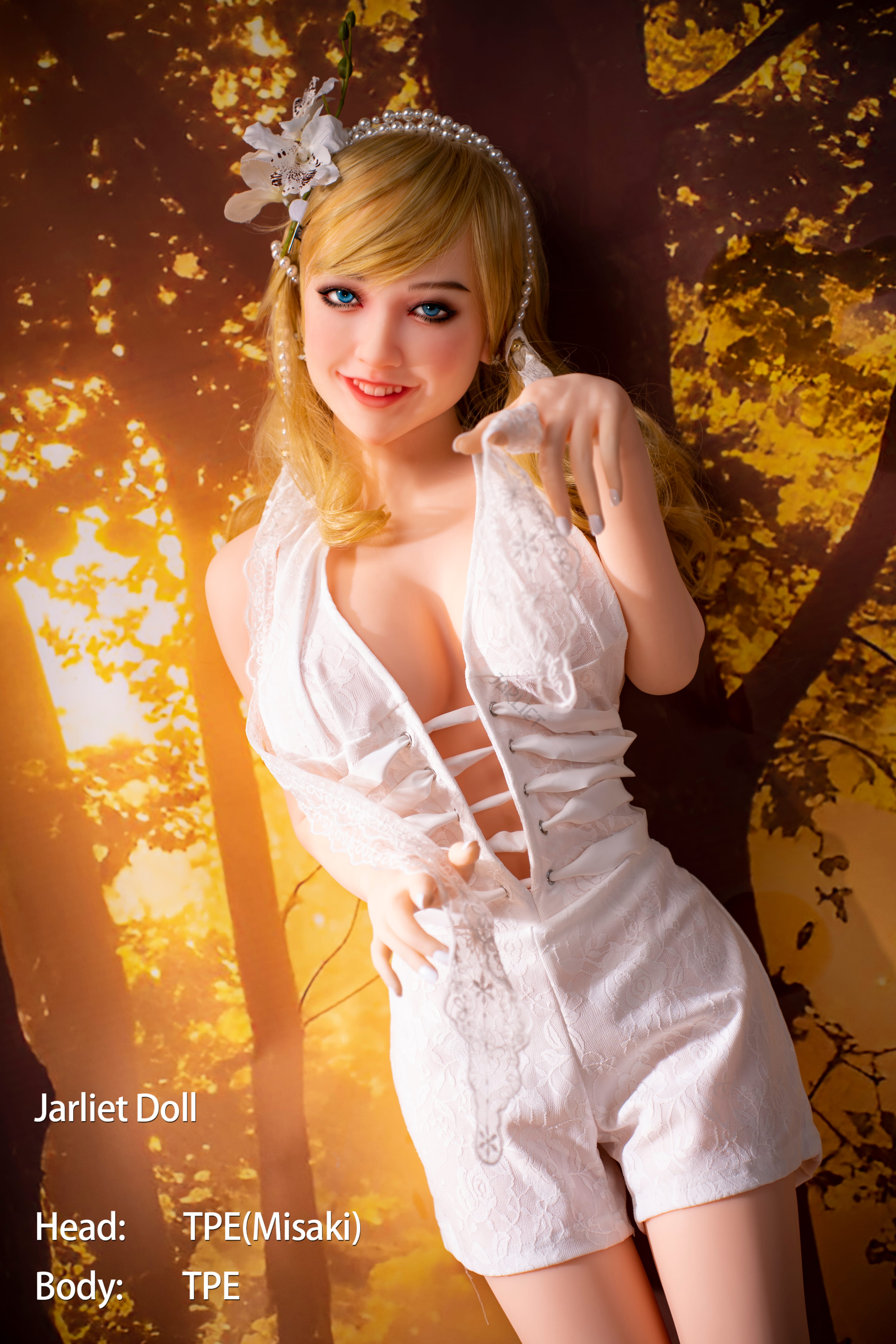 Jarliet | Misaki - 4ft 11 /150cm Slim Golden-Hair TPE Sex Doll
