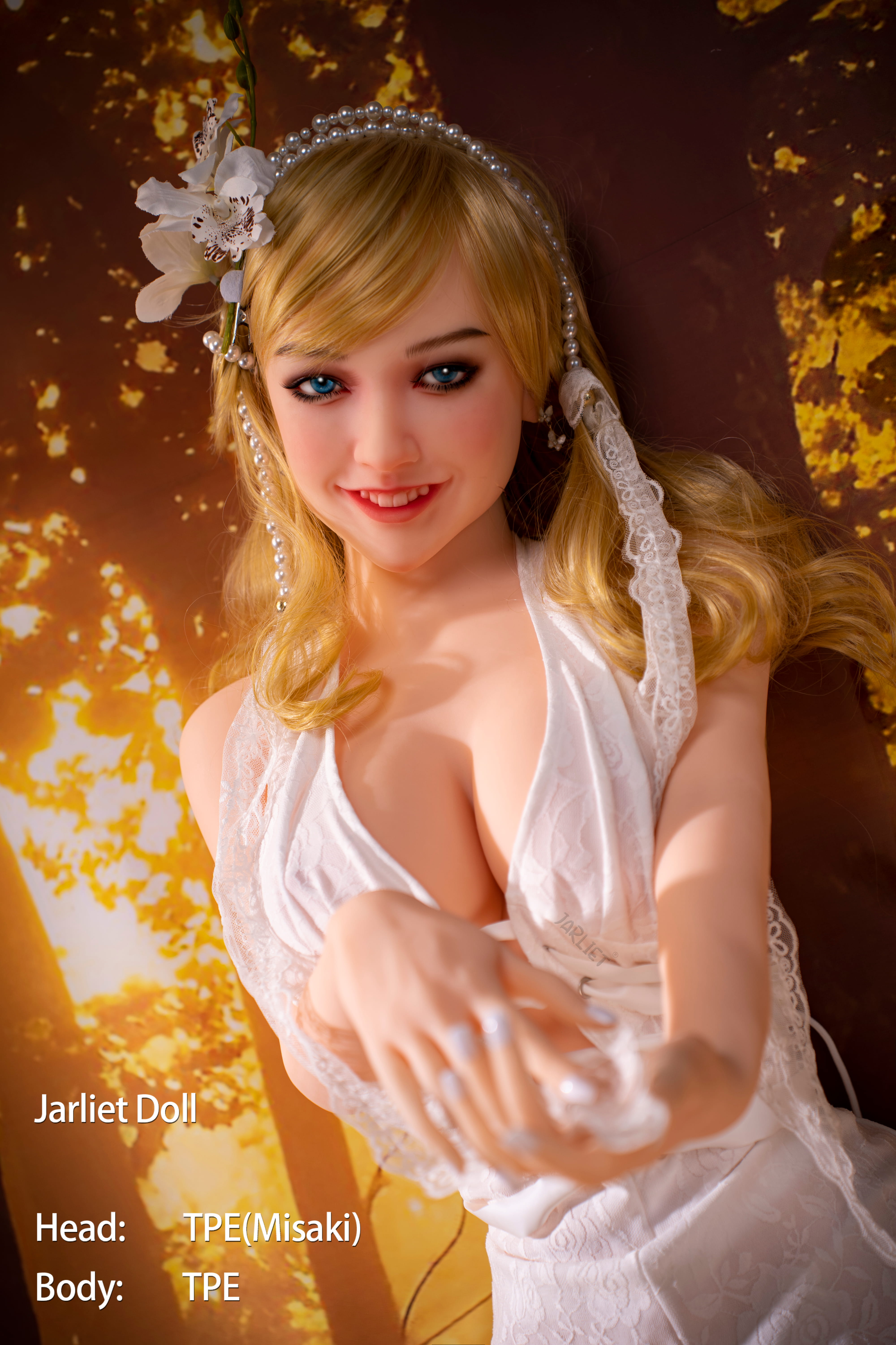 Jarliet | Misaki - 4ft 11 /150cm Slim Golden-Hair TPE Sex Doll