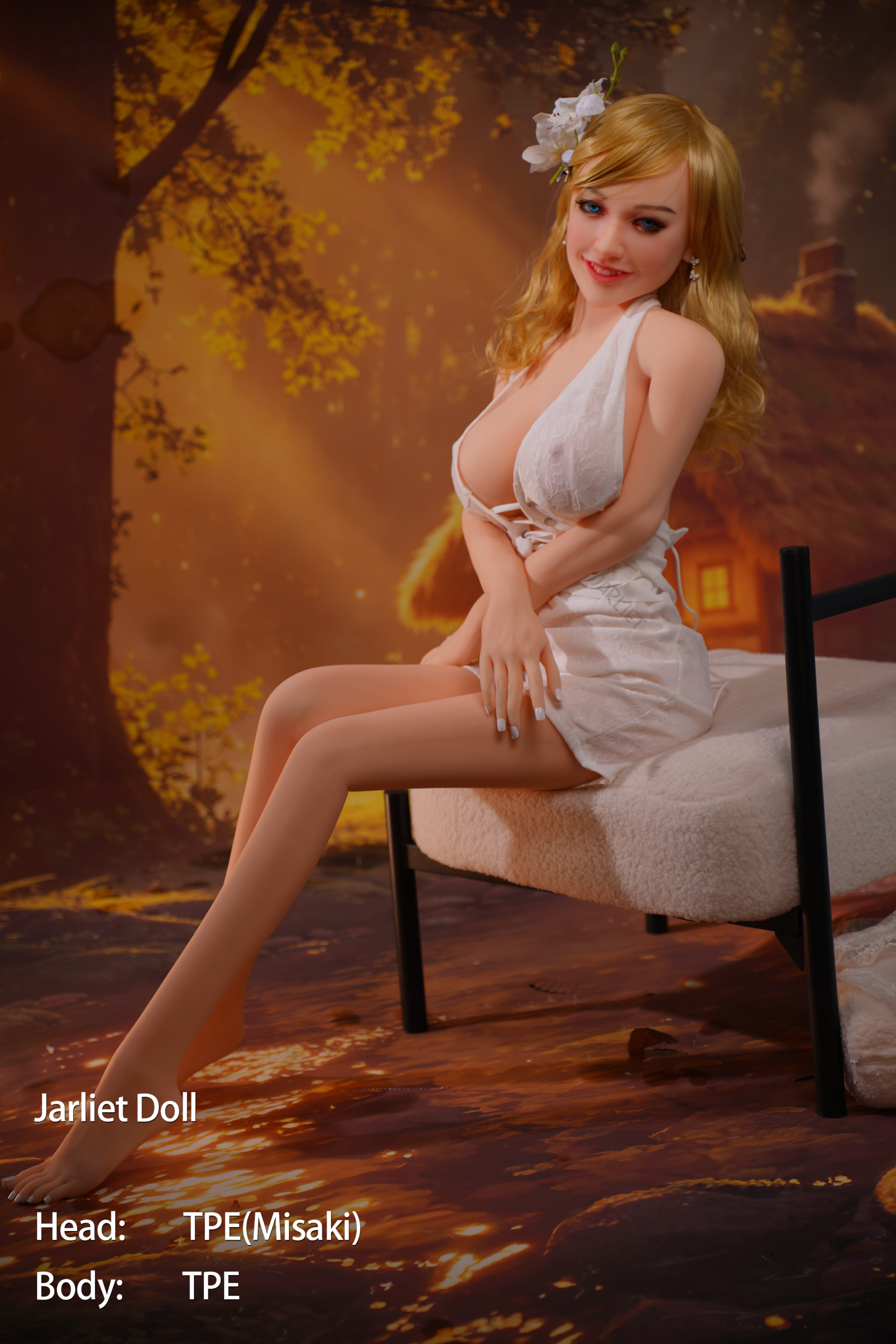 Jarliet | Misaki - 4ft 11 /150cm Slim Golden-Hair TPE Sex Doll