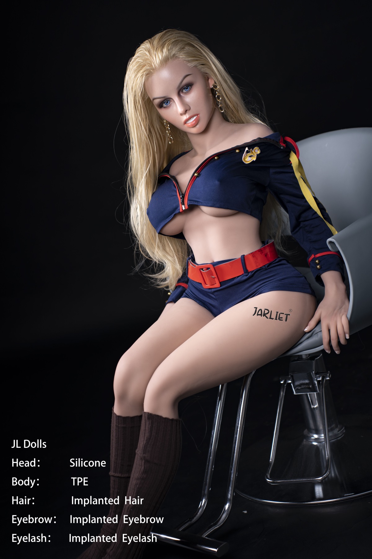 Jarliet | Blanche -4ft 10/148cm E-Cup Silicone head Sex Doll