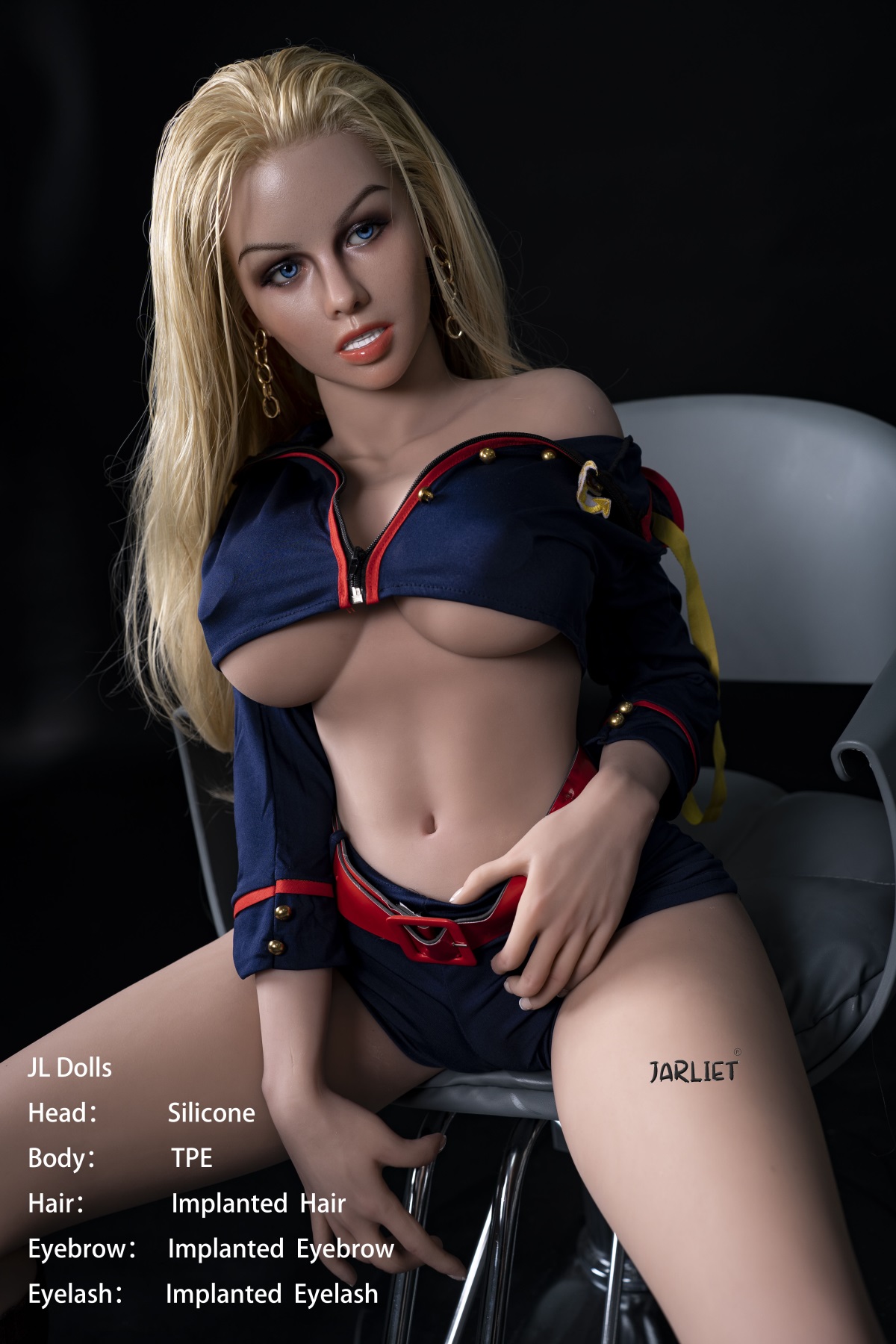 Jarliet | Blanche -4ft 10/148cm E-Cup Silicone head Sex Doll