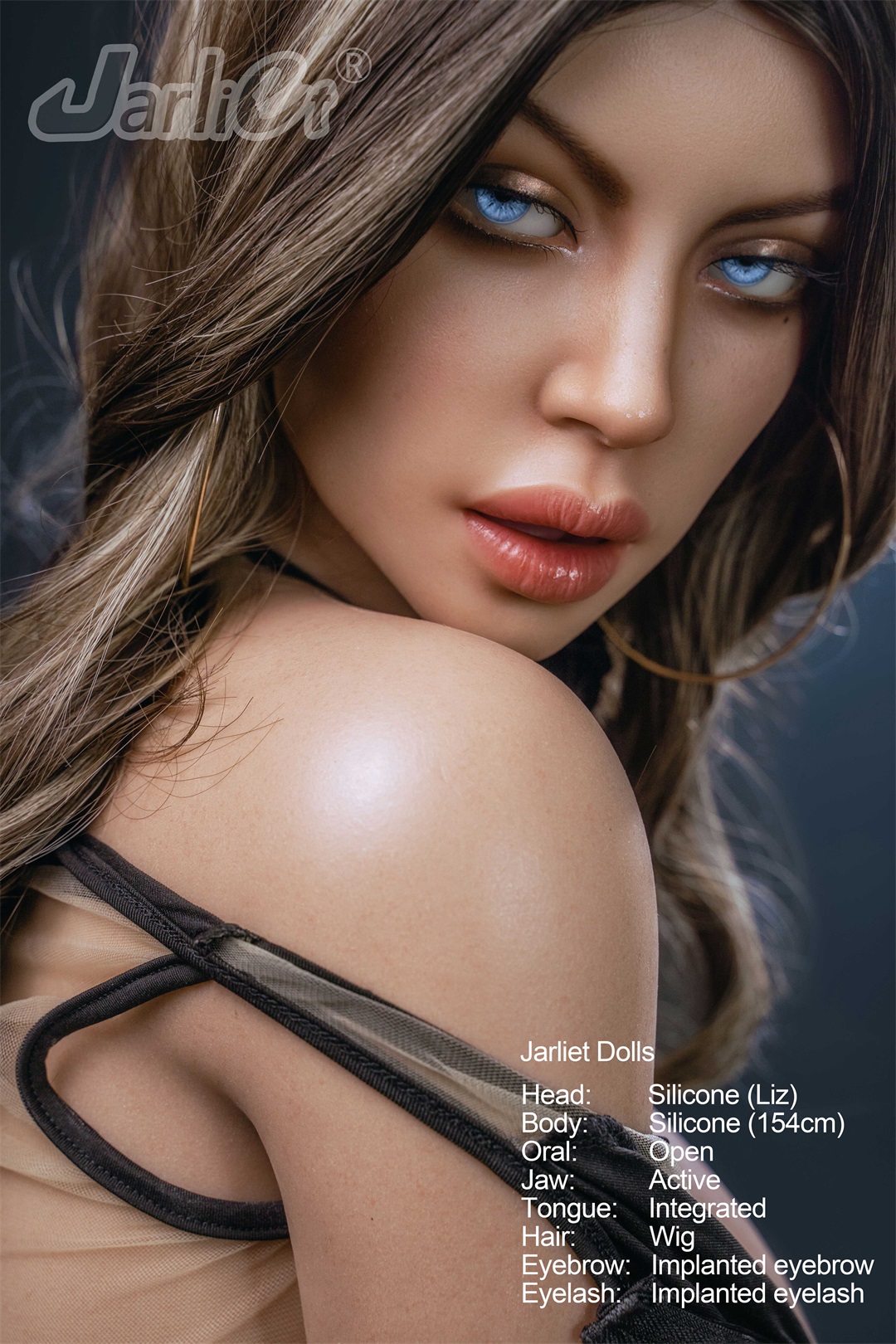 Jarliet丨Liz -5ft 1/154cm Movable Jaw Skinny Silicone Sex Doll-Honeylovedoll