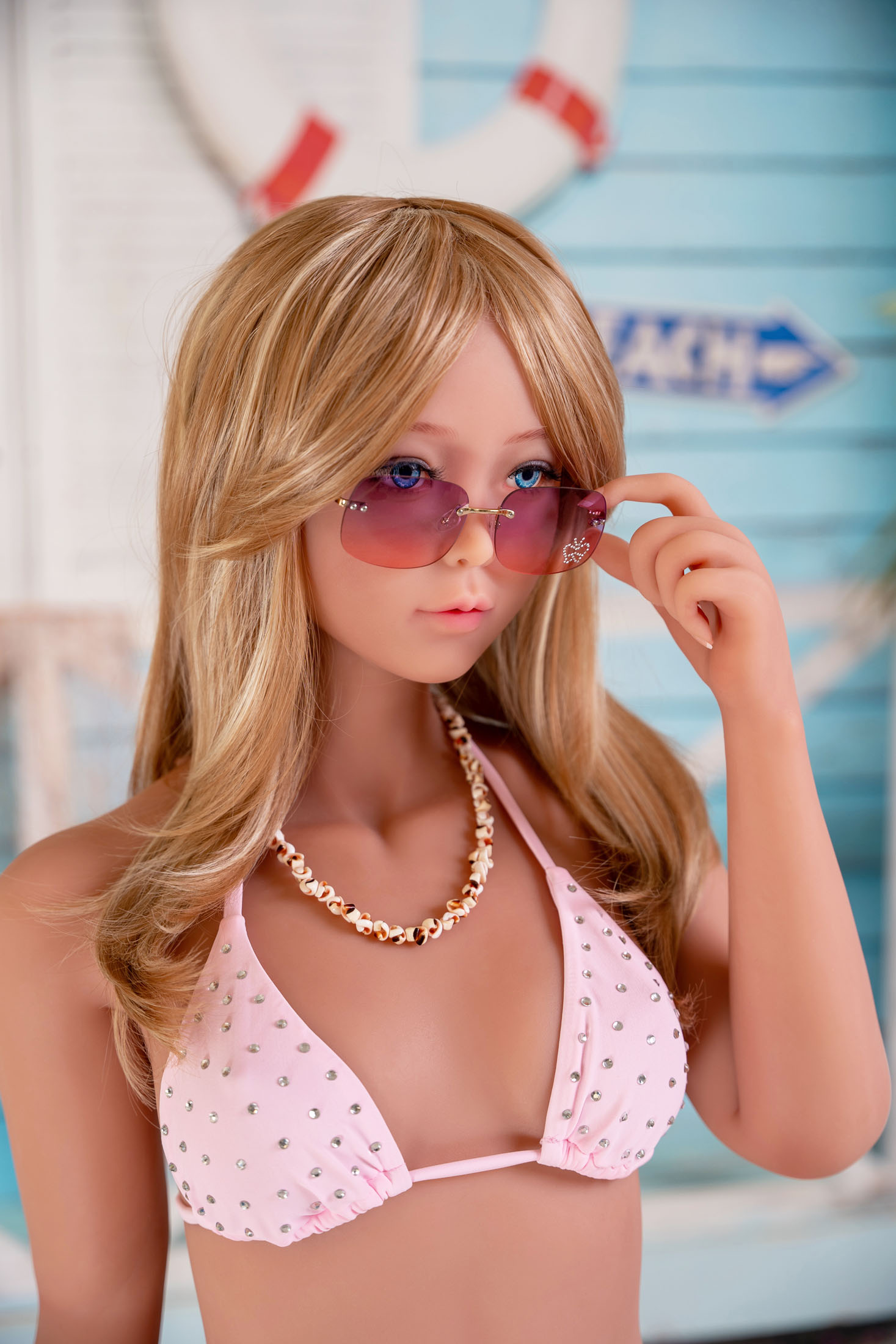 Piper丨 Akira-150cm/4ft11 Small Breast S-TPE Blonde Sex Doll