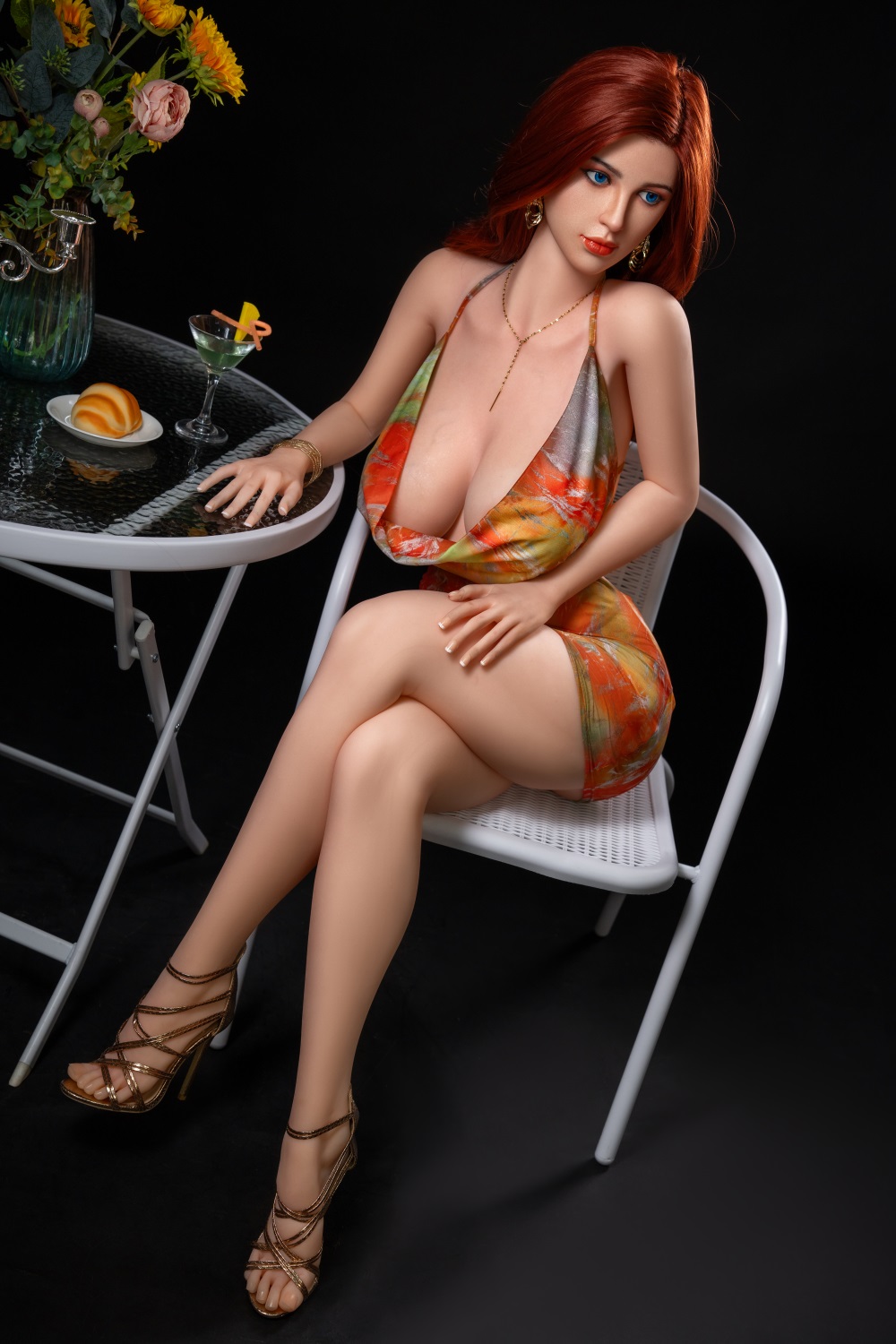 Lark - 5ft 7/170cm Blowjob E-Hips Sucking 3 in 1 Custom Sex Doll 