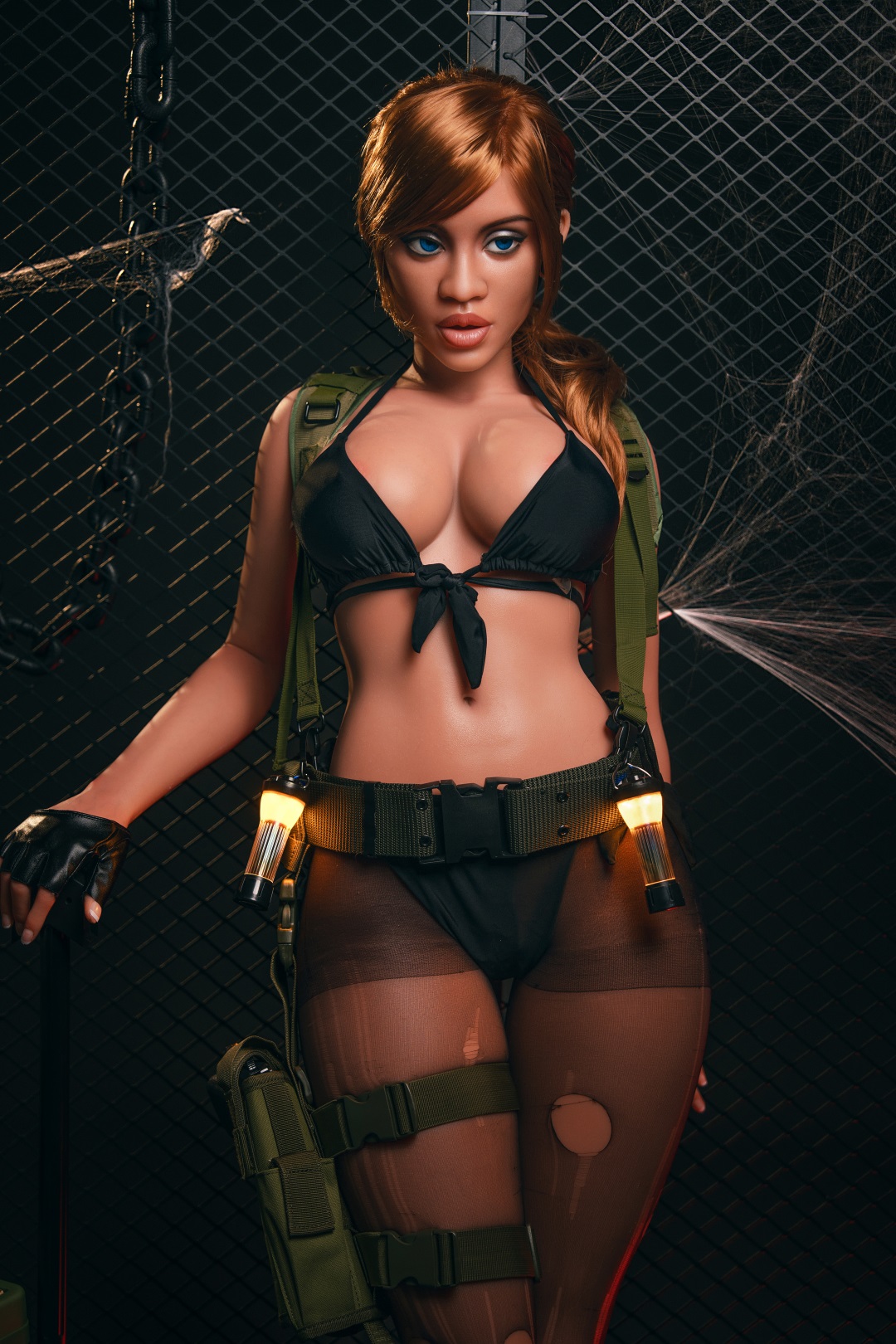 Dolores - Ultra Light 5ft 3/163cm D-cup Movable Jaw Silicone Sex Doll